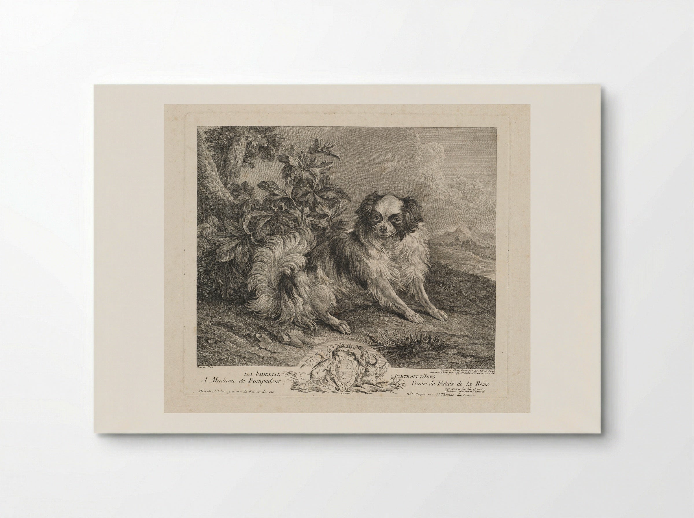 Fidelity, or Portrait of Ines - Augustin de Saint-Aubin - Poster