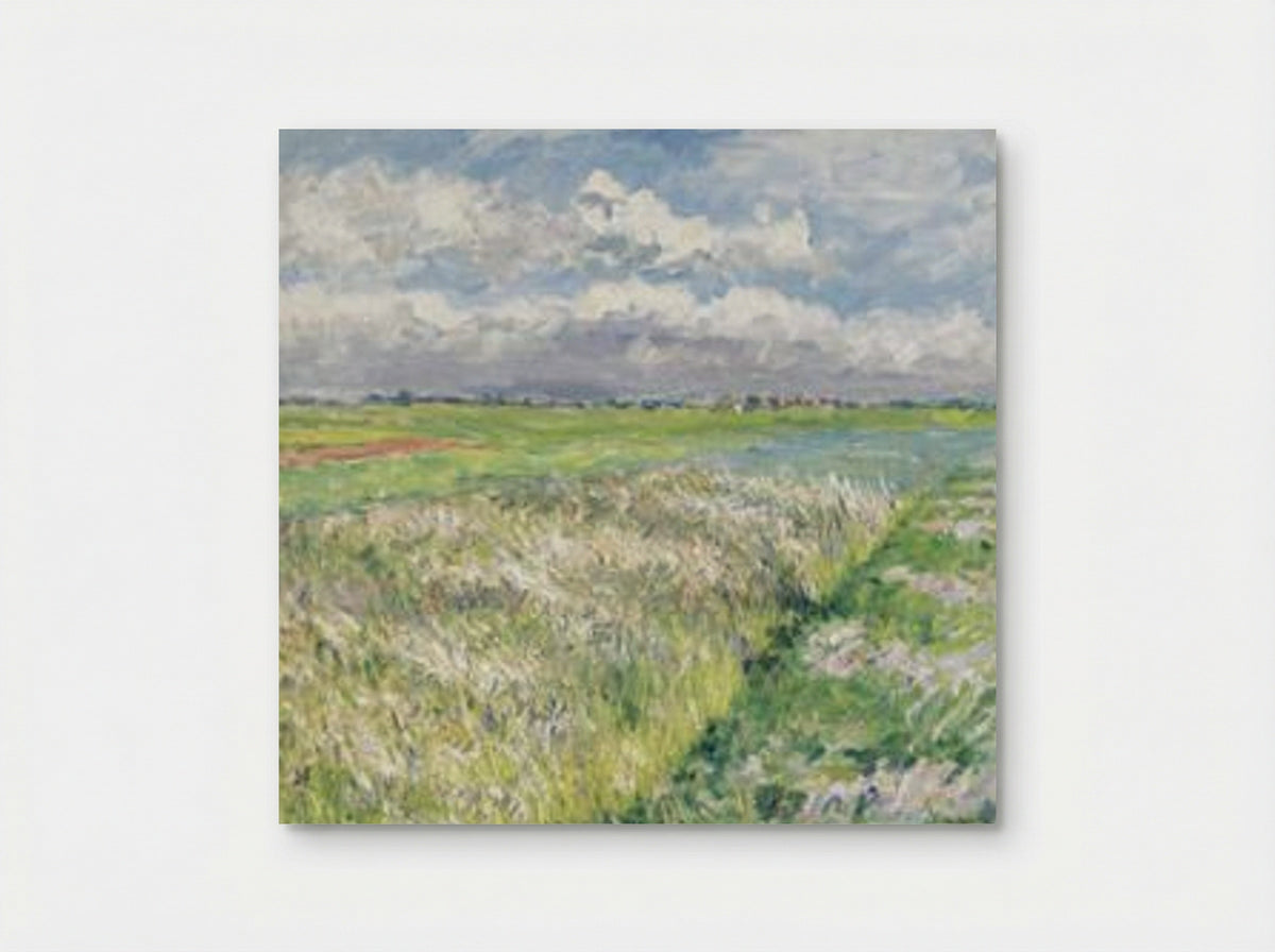 Fields, Plain of Gennevilliers - Gustave Caillebotte - Poster