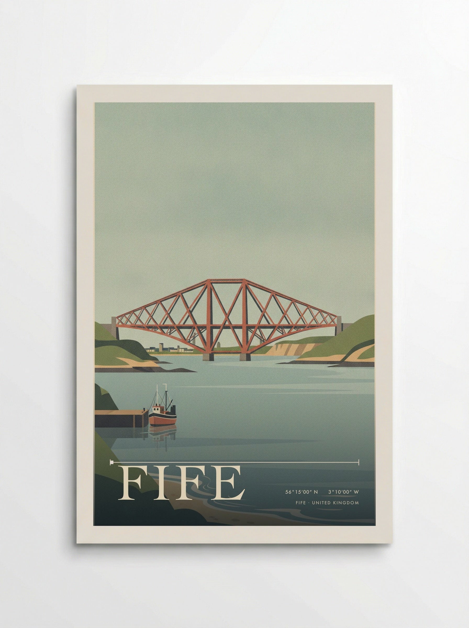 Fife United Kingdom Travel Poster - Poster