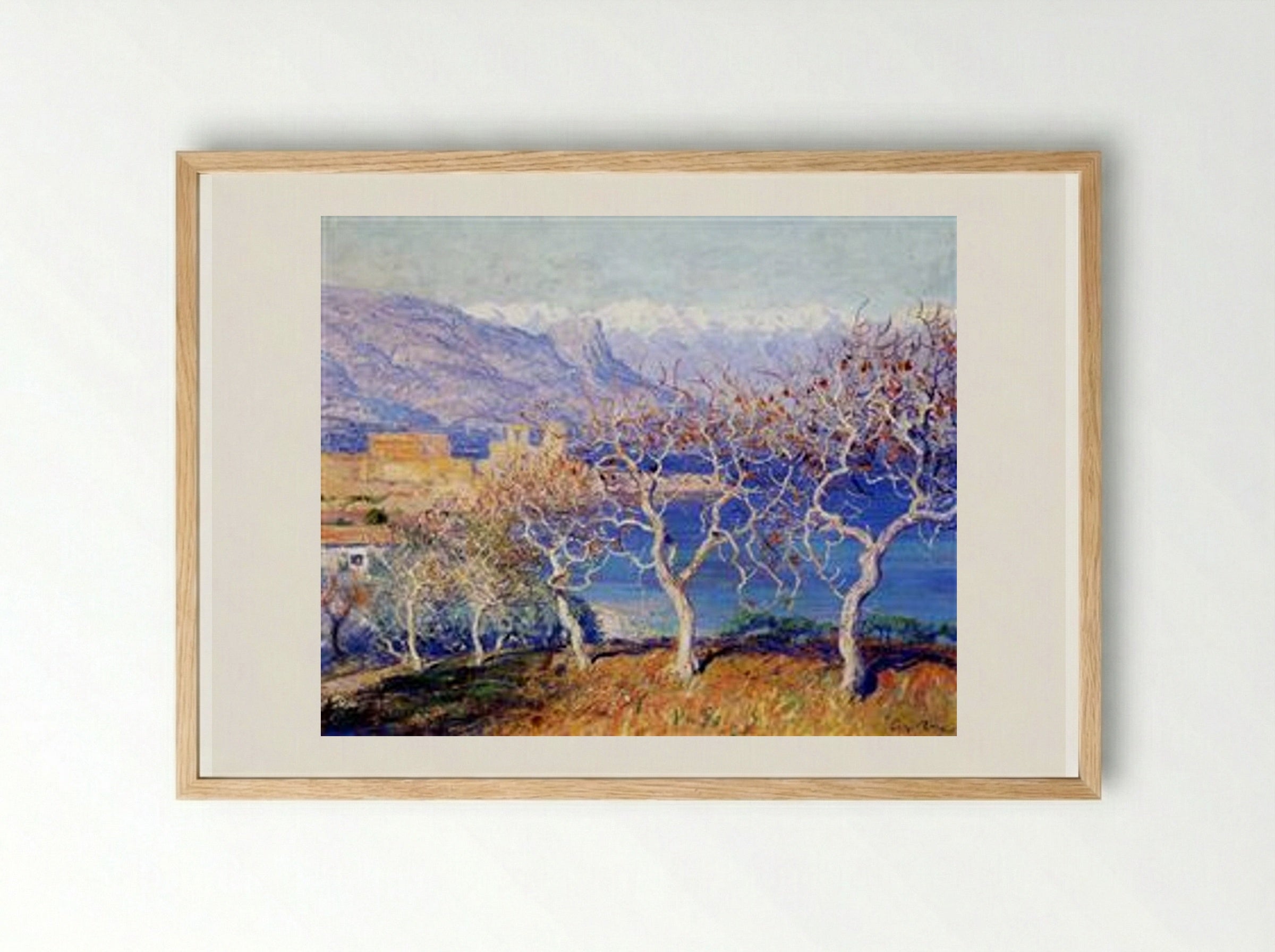 Fig Trees, Antibes - Guy Rose - Framed Print Wood