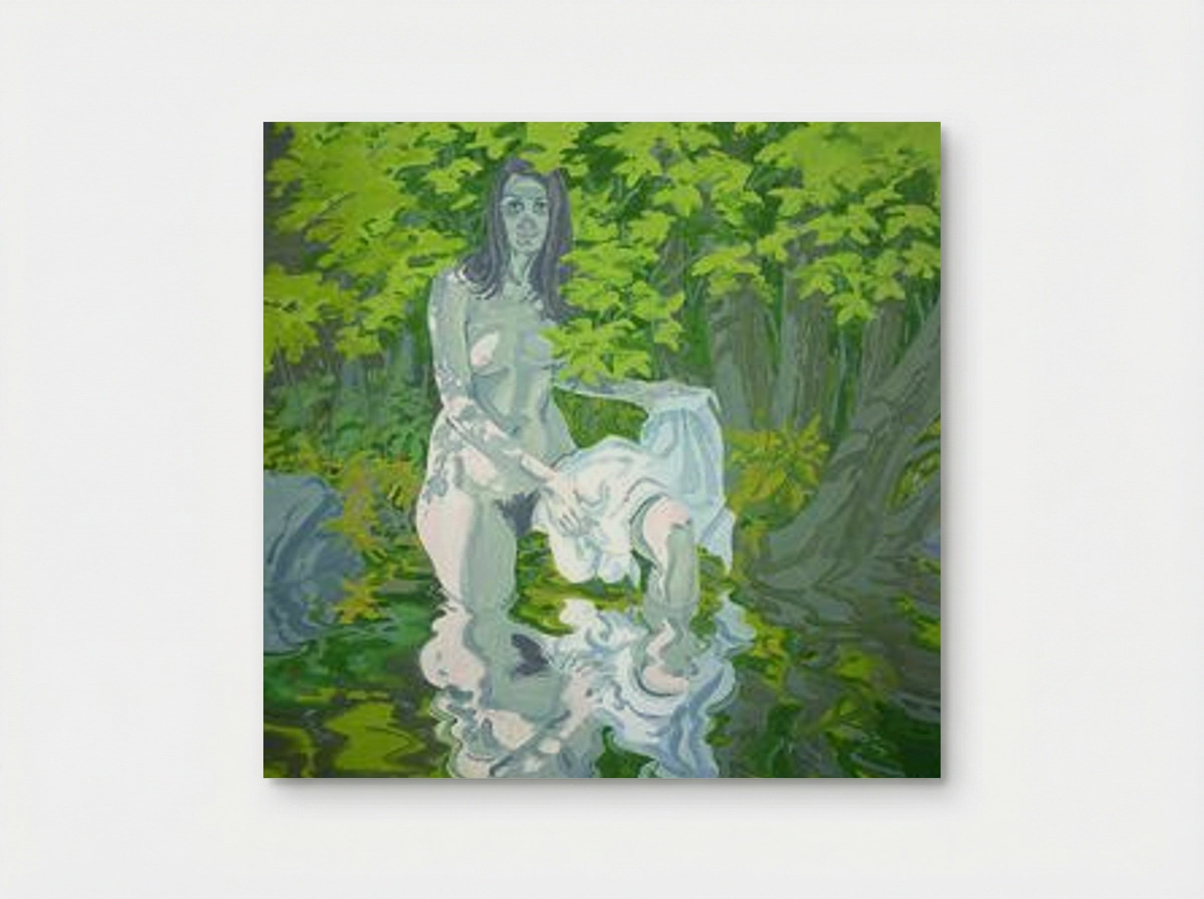 Figure with Shirt - Neil Welliver - Poster