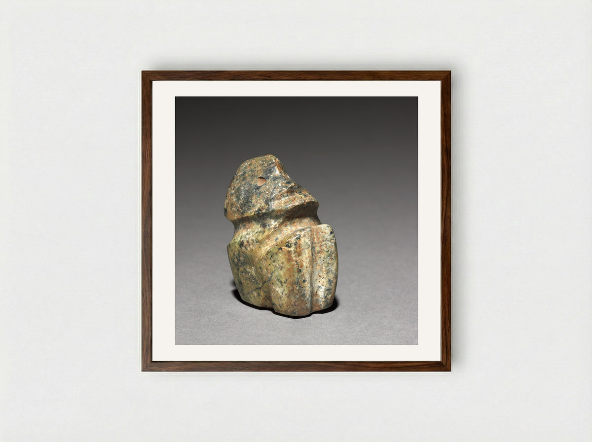 Figure - Odilon Redon - Framed Print Dark Wood
