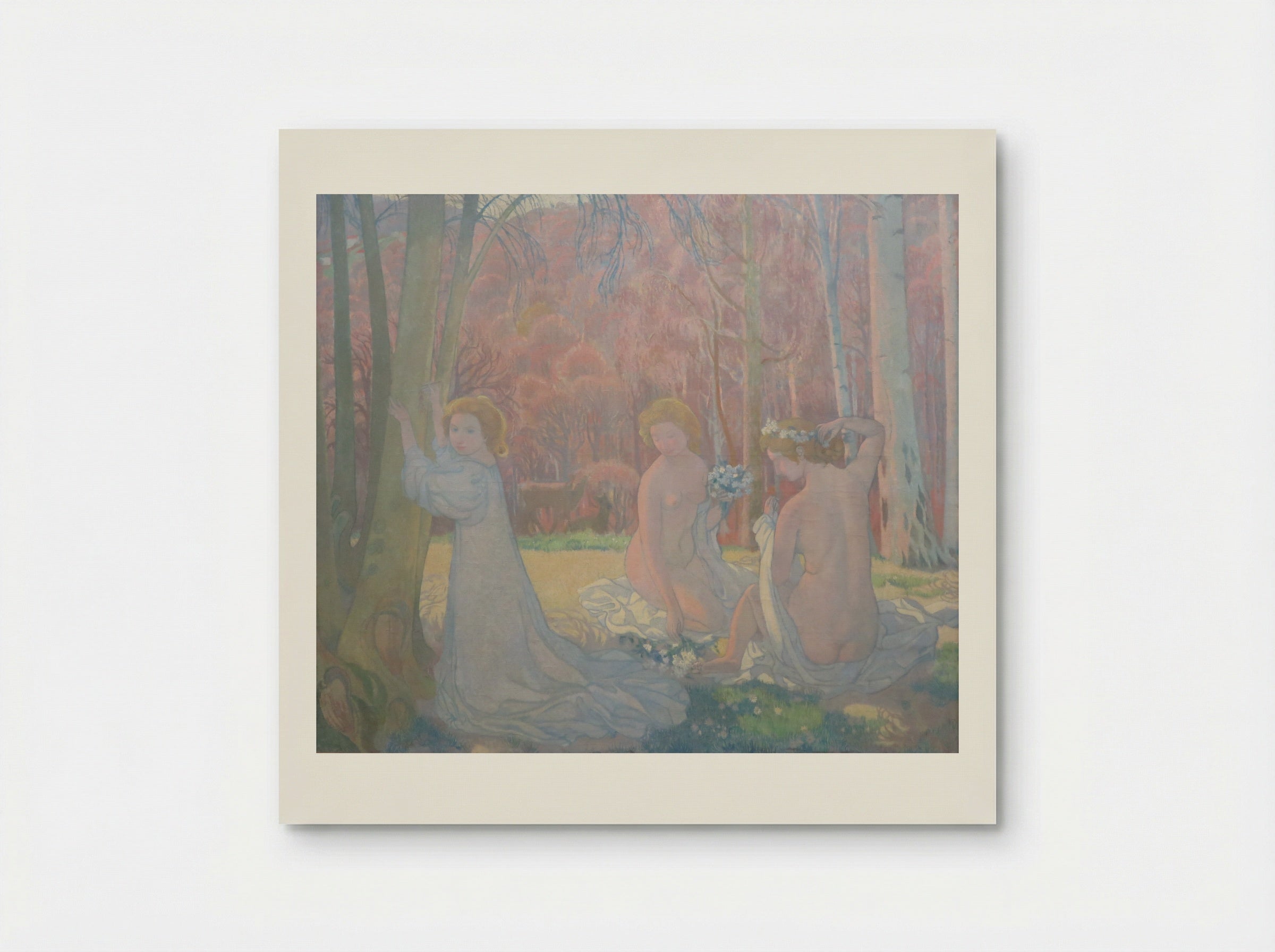 Figures In A Spring Landscape - Maurice Denis - Poster