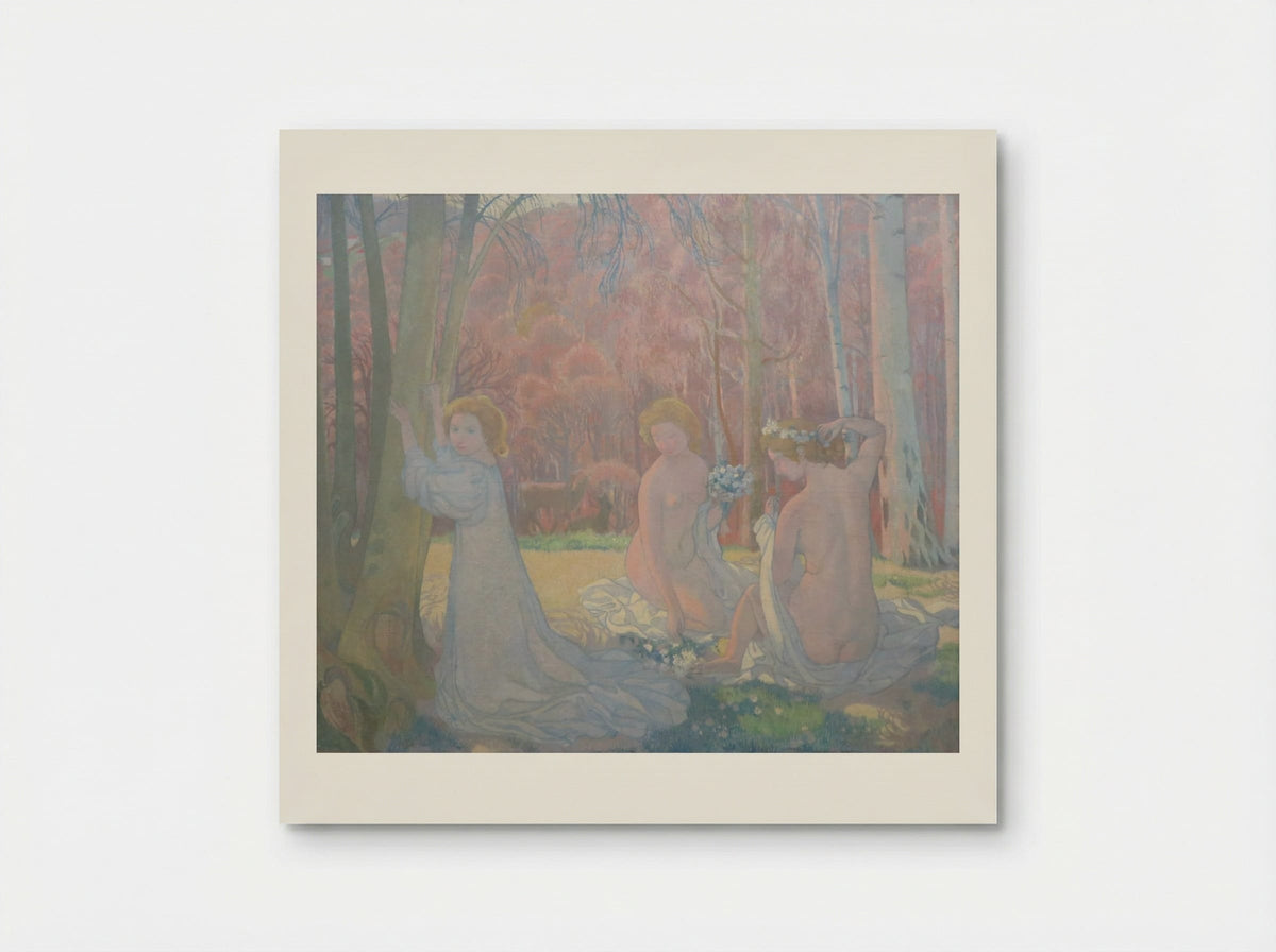 Figures In A Spring Landscape - Maurice Denis - Poster