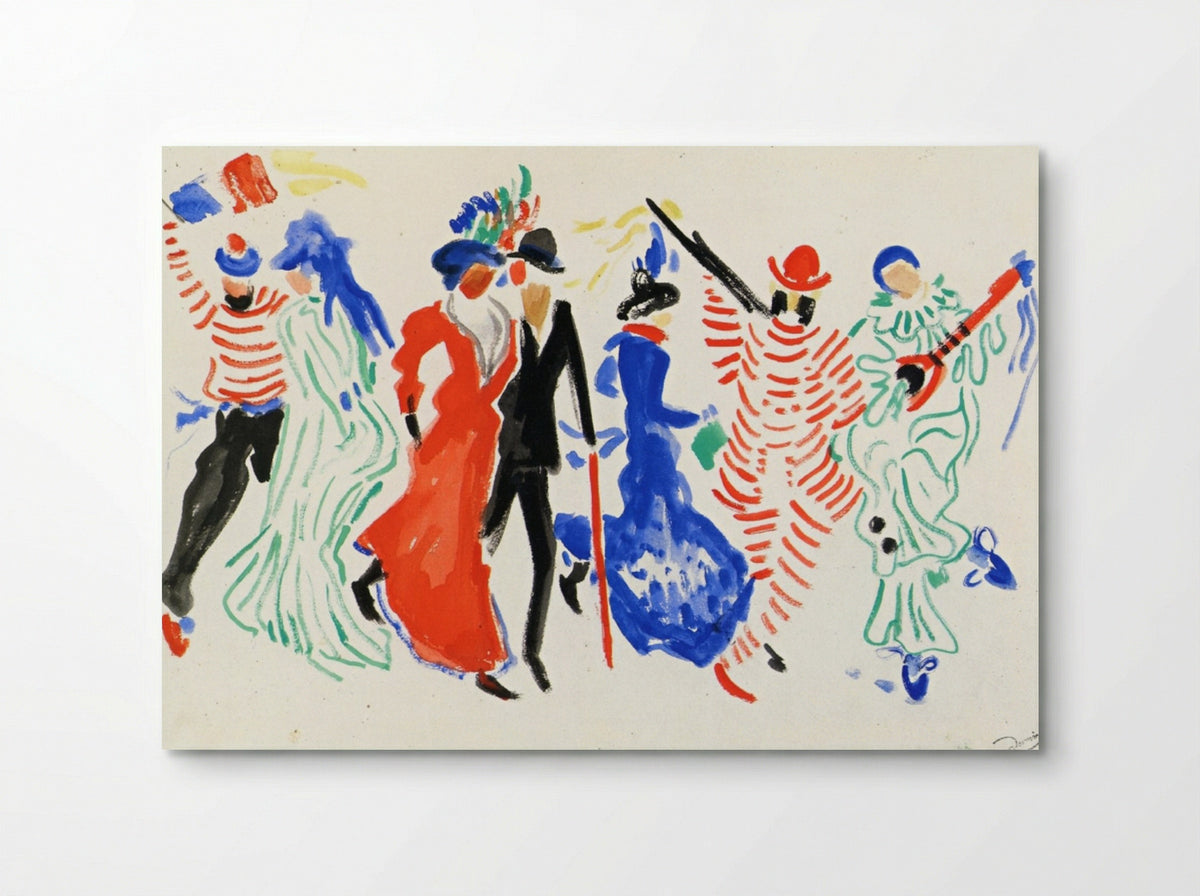Figures from a Carnival - André Derain - Poster