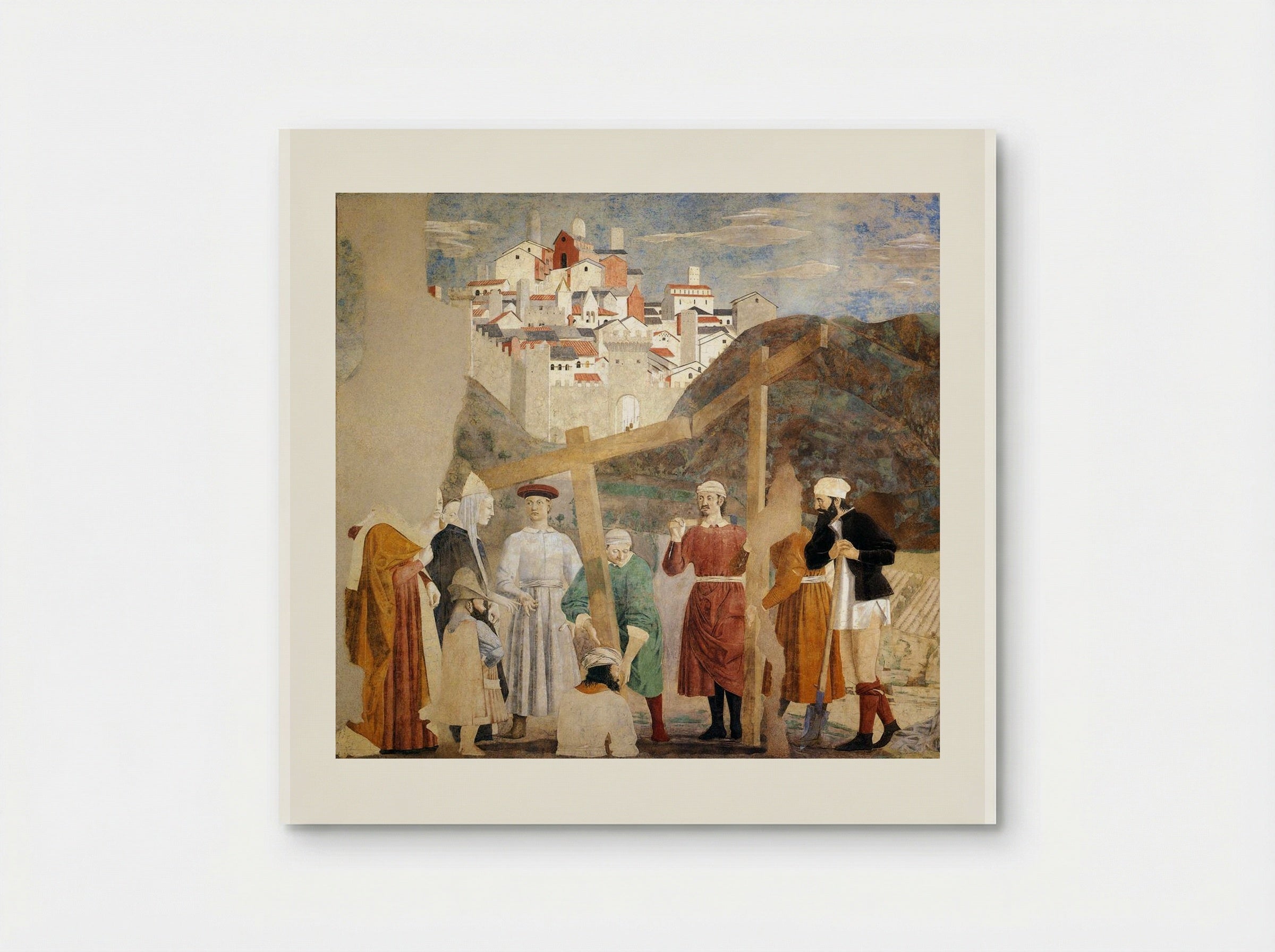 Finding of the True Cross - Piero della Francesca - Poster