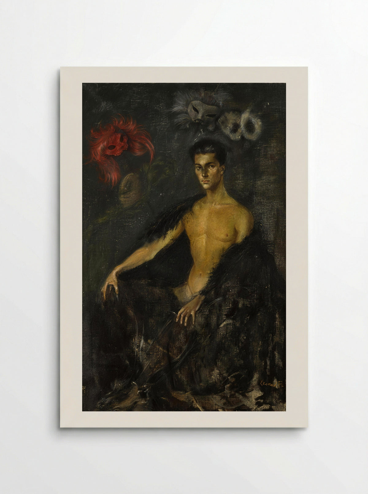The Man With Masks - Leonor Fini - Poster [HQ 52abc5977c63]