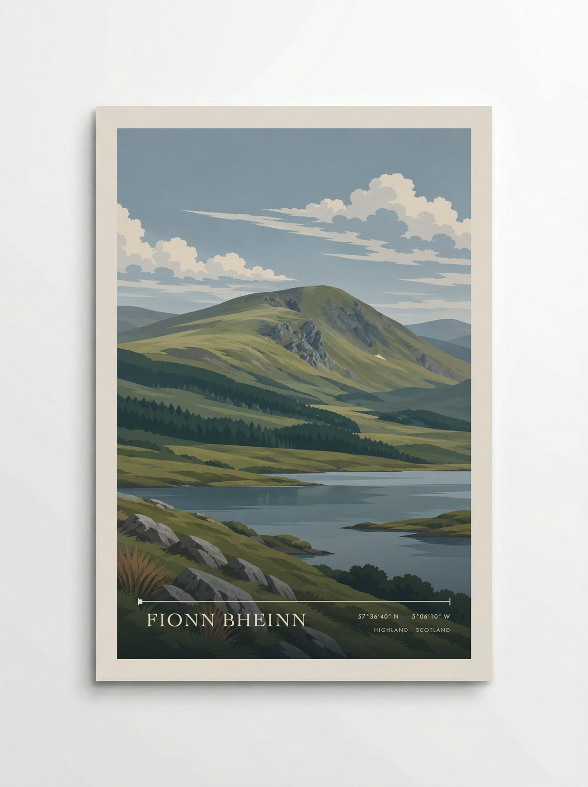 Fionn Bheinn, Highland | Travel Poster - Poster