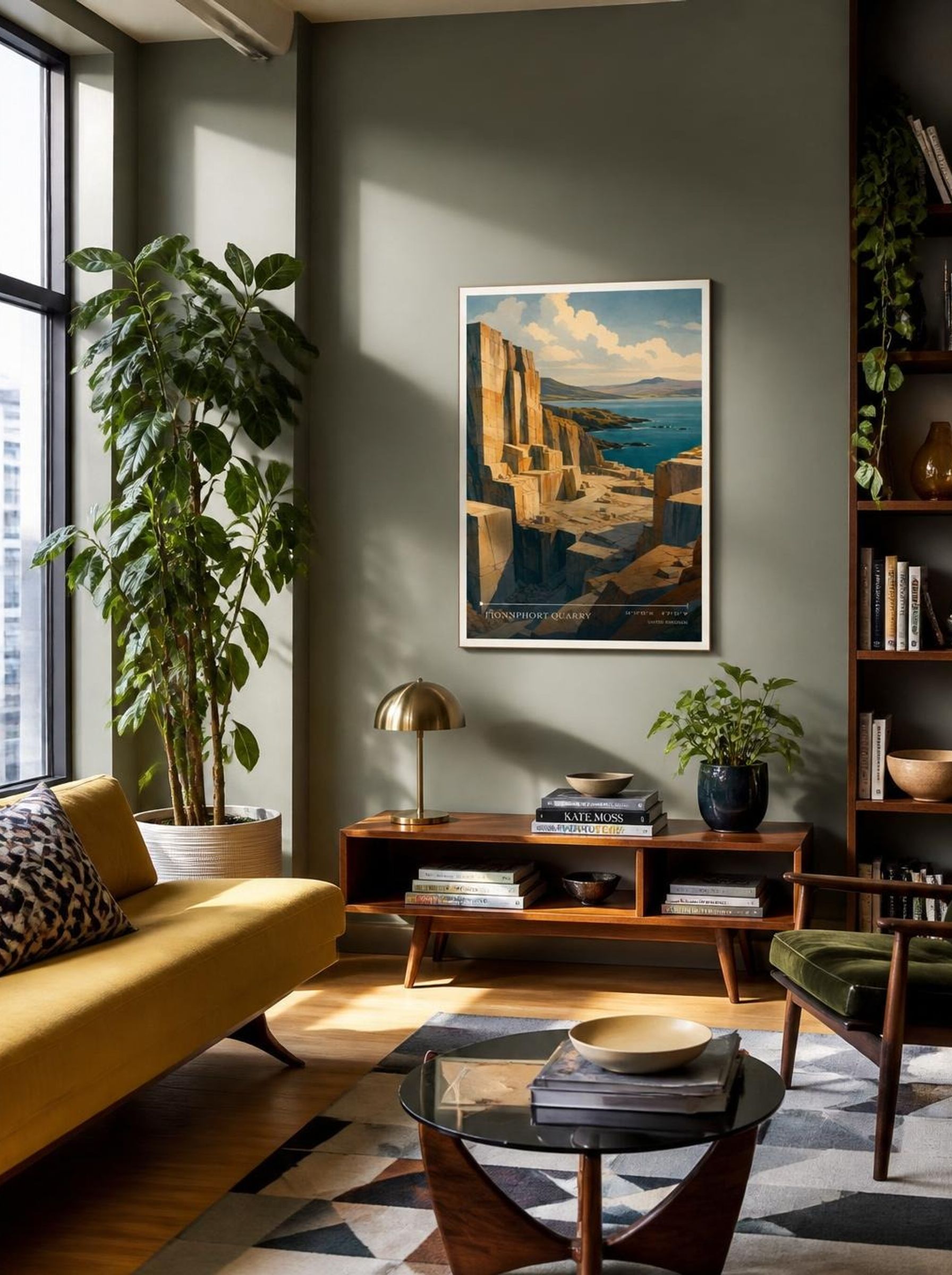 Fionnphort Quarry United Kingdom Travel Poster - Lifestyle