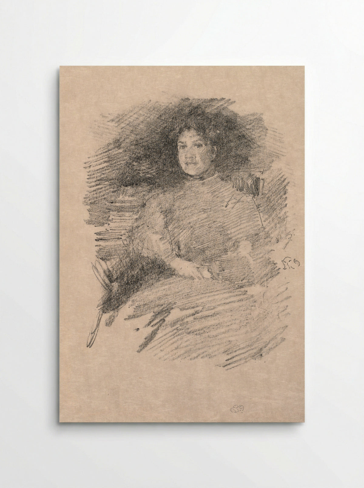 Firelight (Mrs. Pennell) - James McNeill Whistler - Poster