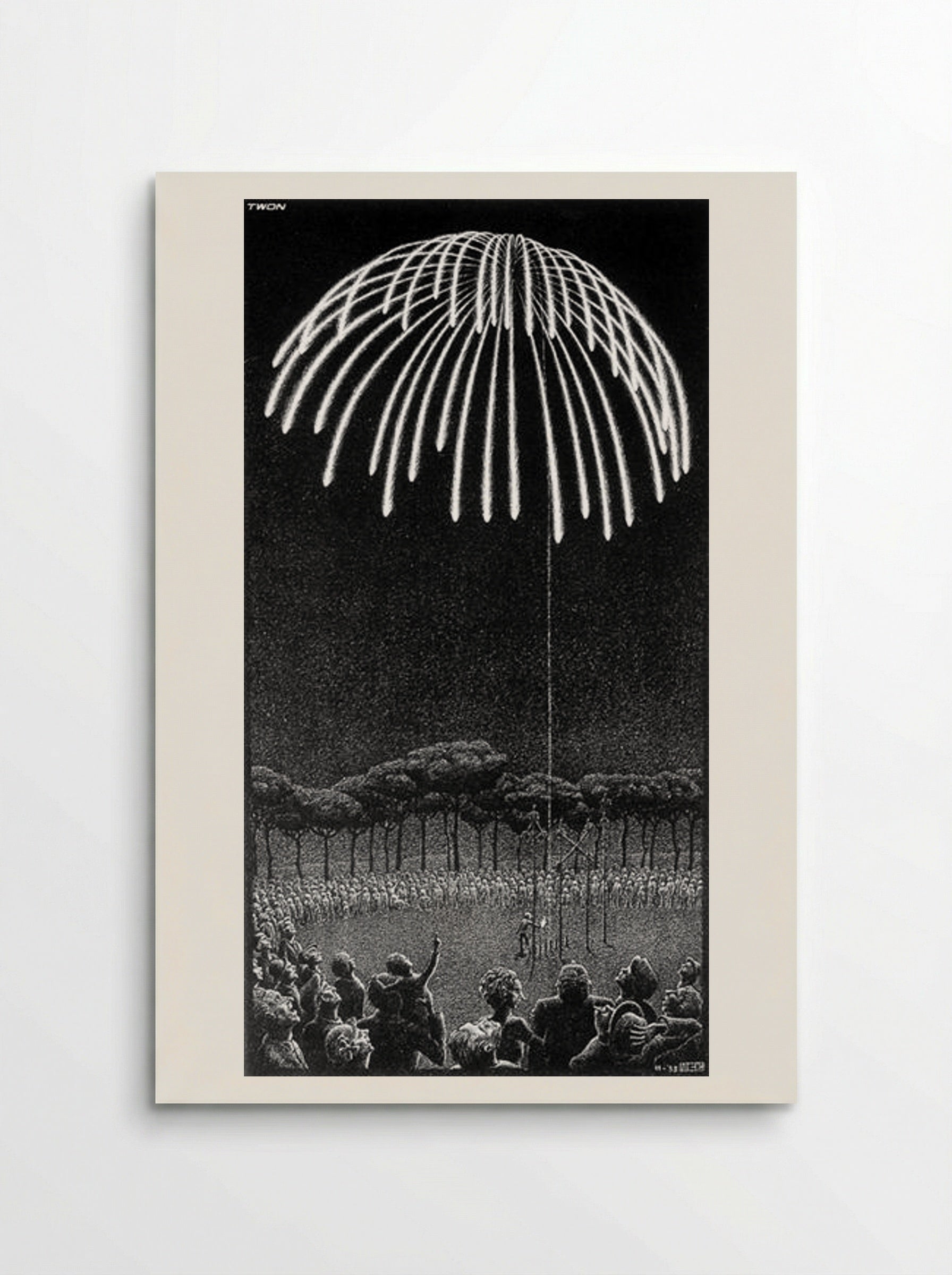 Fireworks - M.C. Escher - Poster