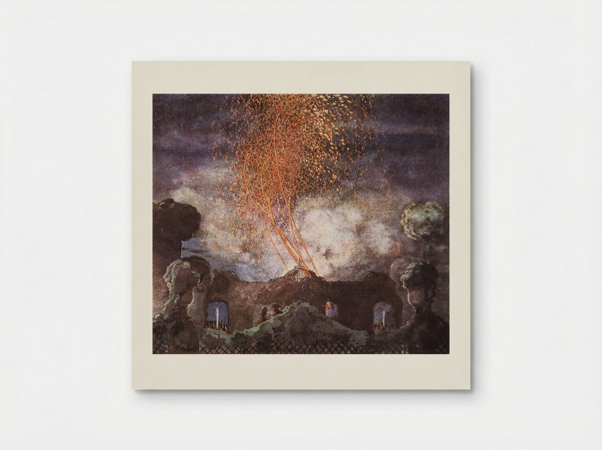 Fireworks - Konstantin Somov - Poster