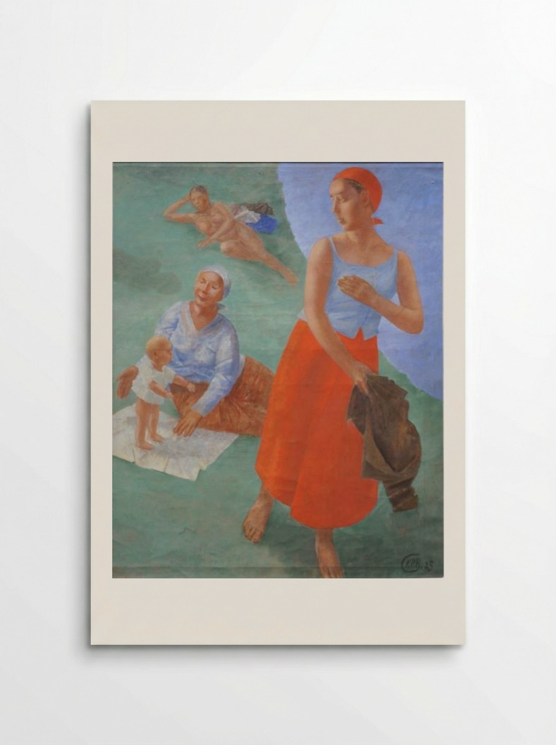 First Steps - Kuzma Petrov-Vodkin - Poster