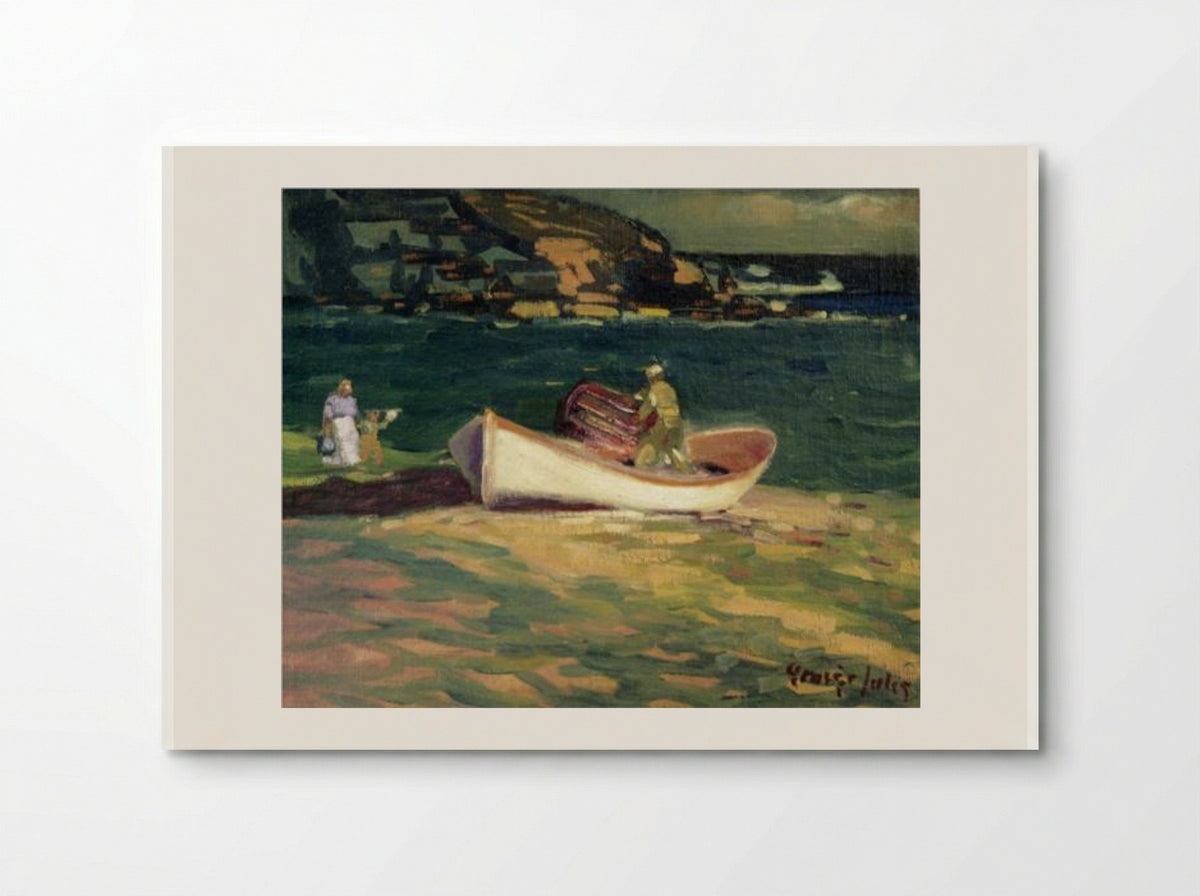 Fisherman, Cape Elizabeth, Maine - George Luks - Poster