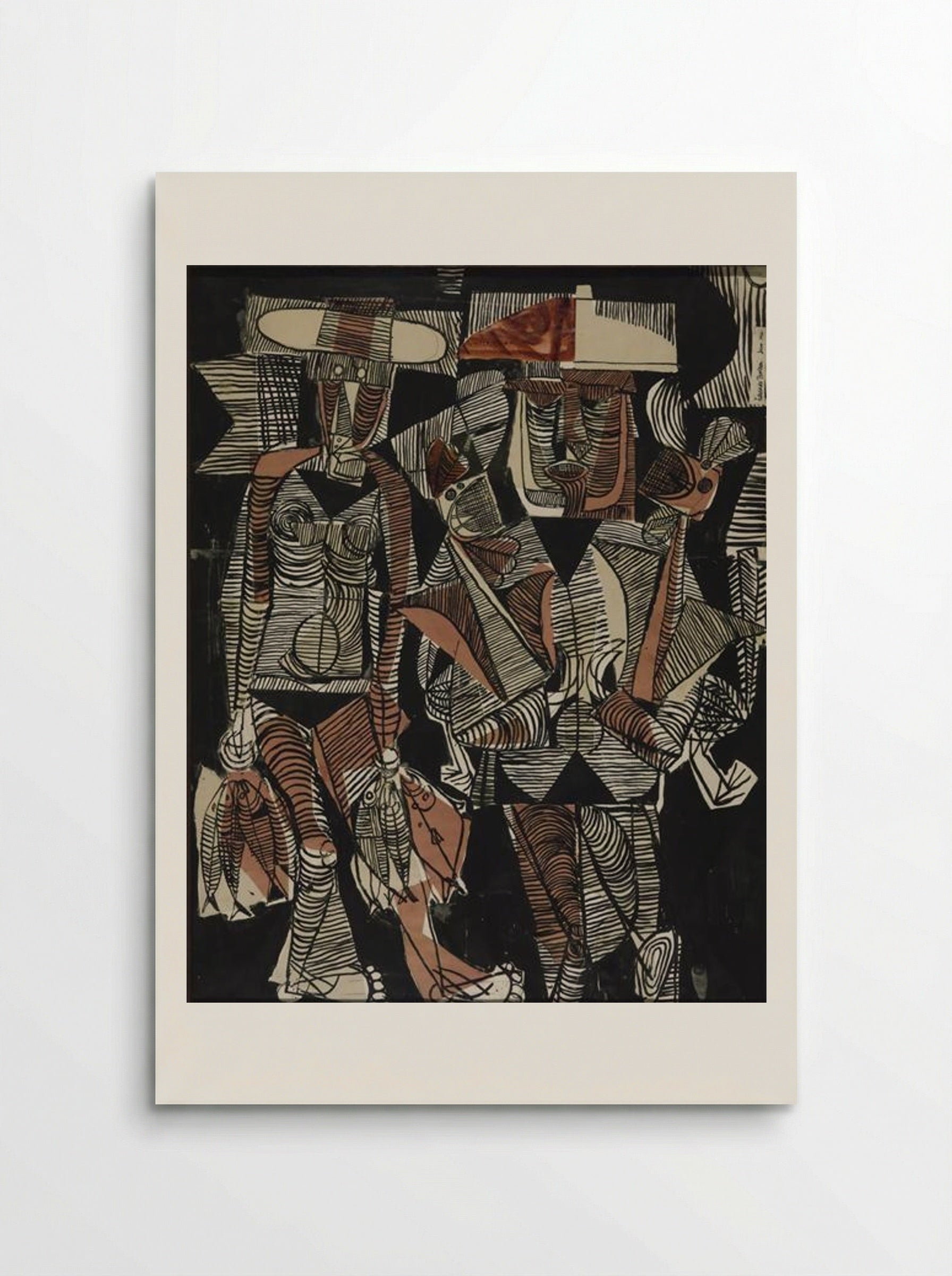 Fisherman and Wife - Eduardo Paolozzi - Poster