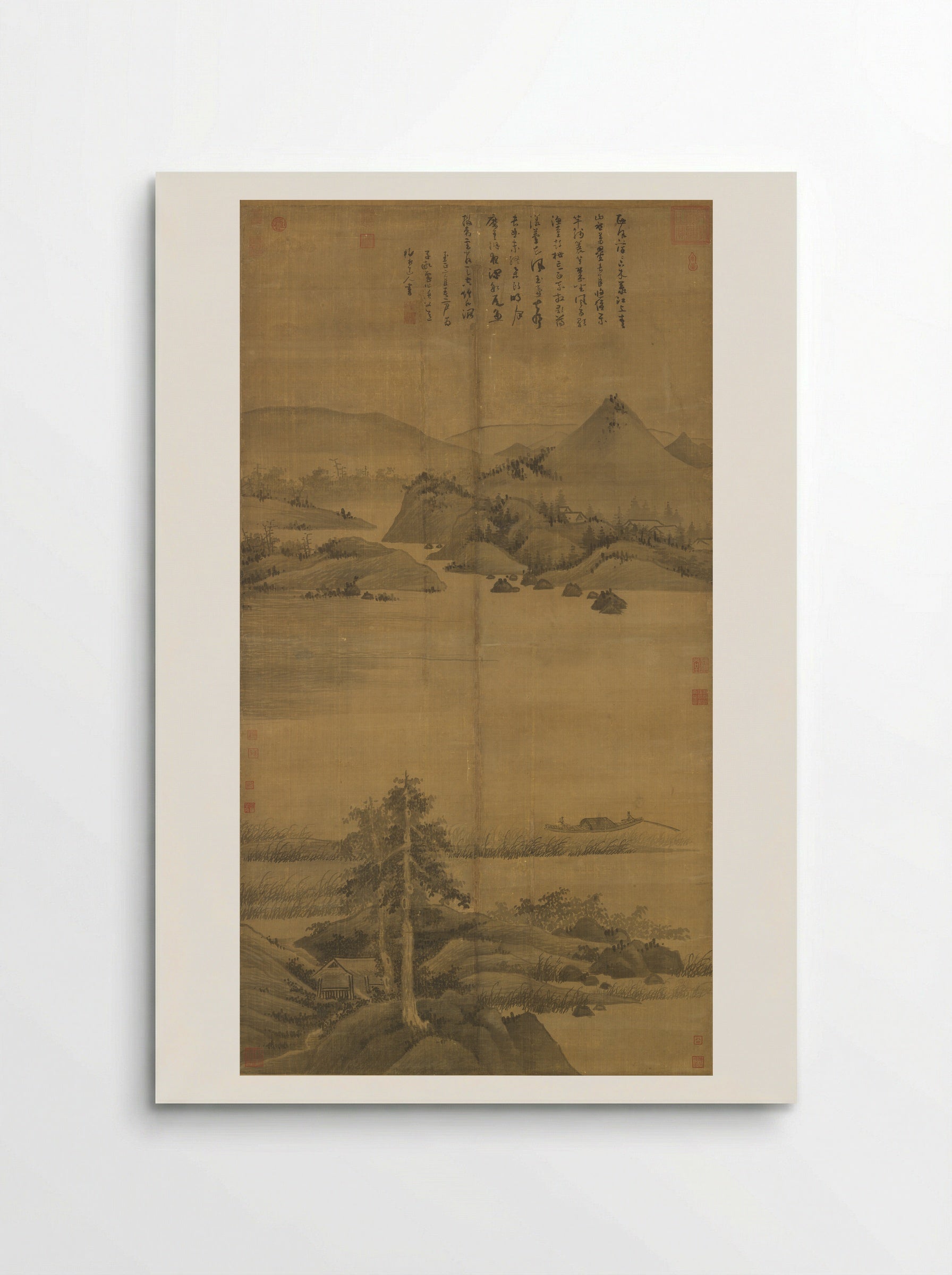 Fisherman - Wu Zhen - Poster