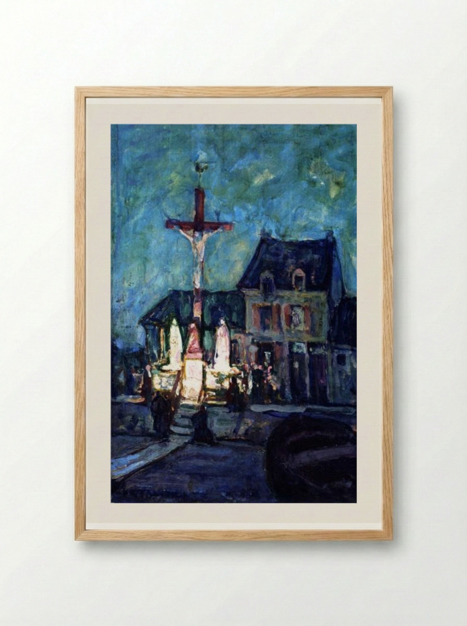 Fishermen's Devotions, Étaples - Henry Ossawa Tanner - Framed Print Wood