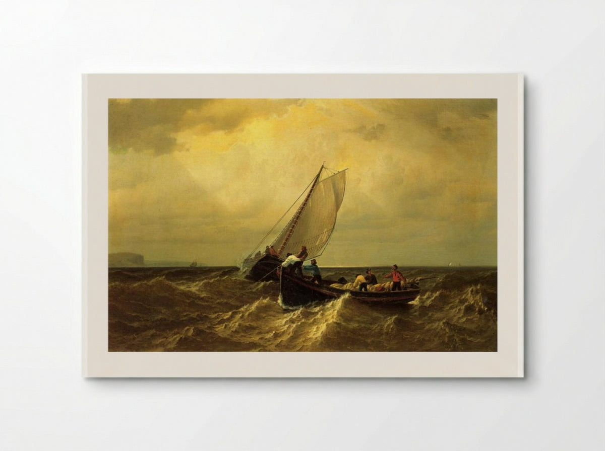 Fishing Boats on the Bay of Fundy - William Bradford - Poster