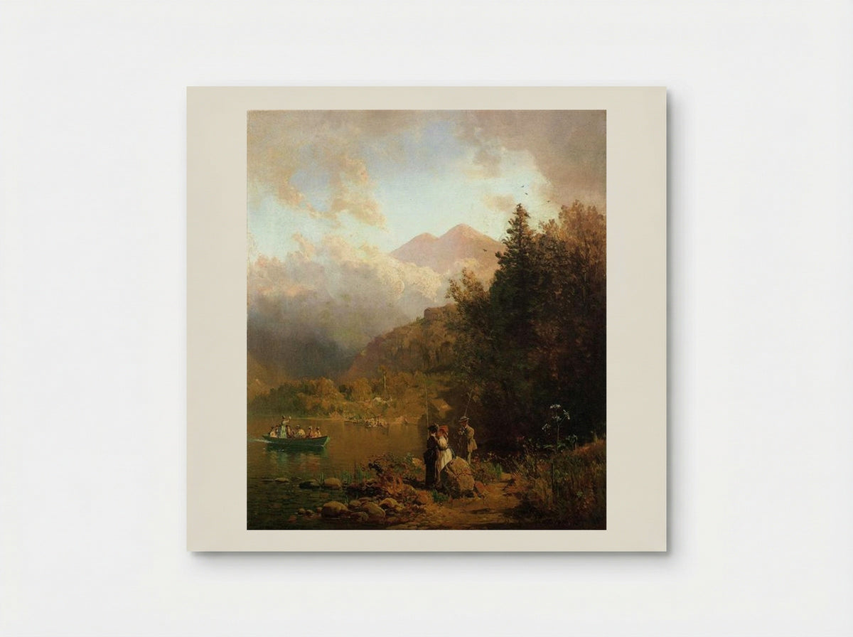 Fishing Party in the Mountains - Thomas Hill - Poster