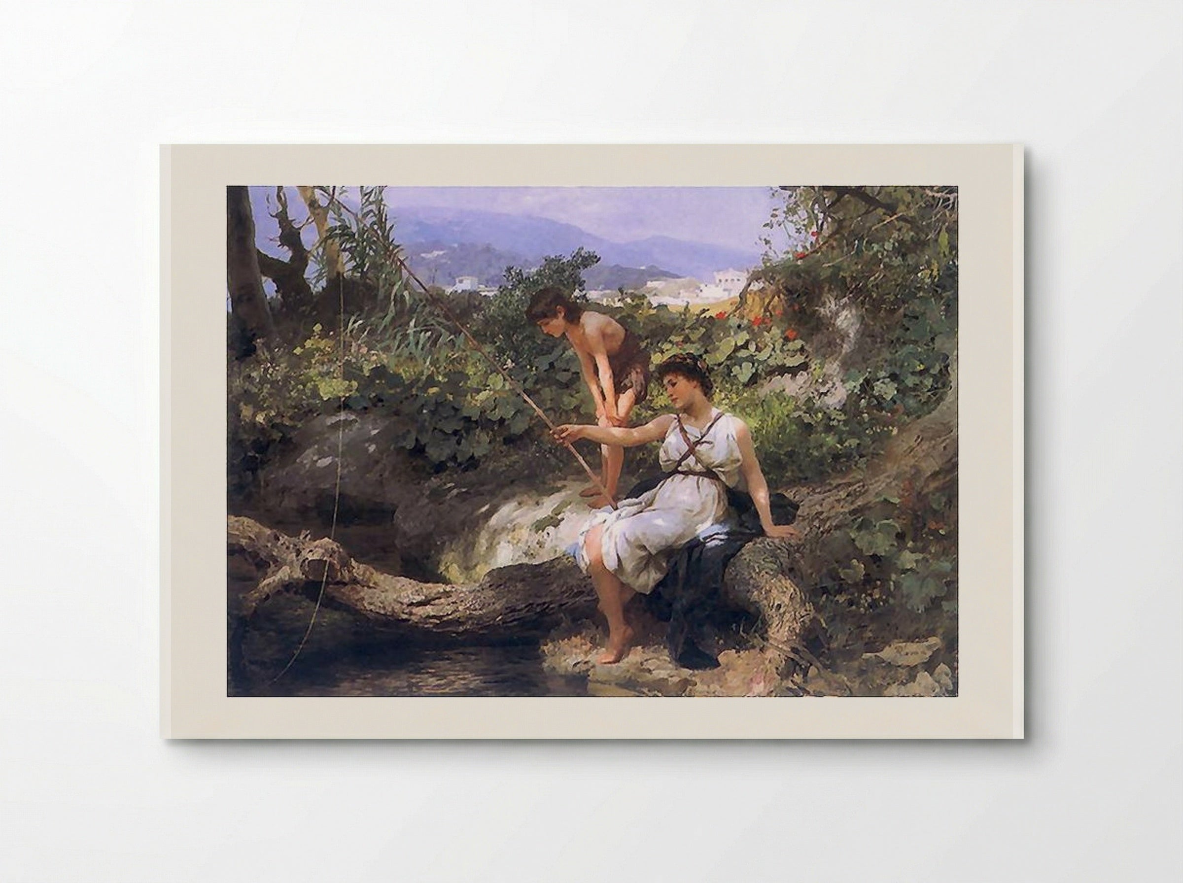 Fishing. A Scene from the Roman Life - Henryk Siemiradzki - Poster
