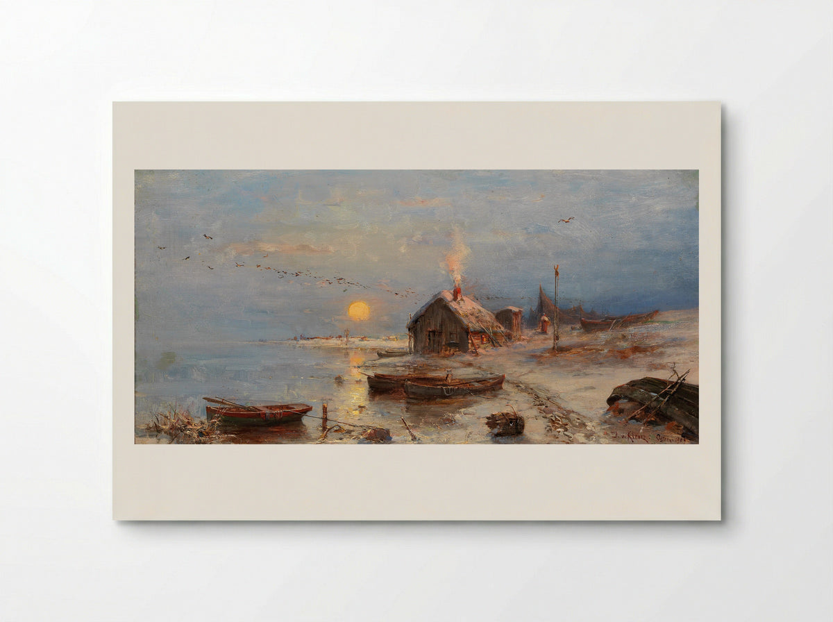 Fishing - Julius Sergius von Klever - Poster