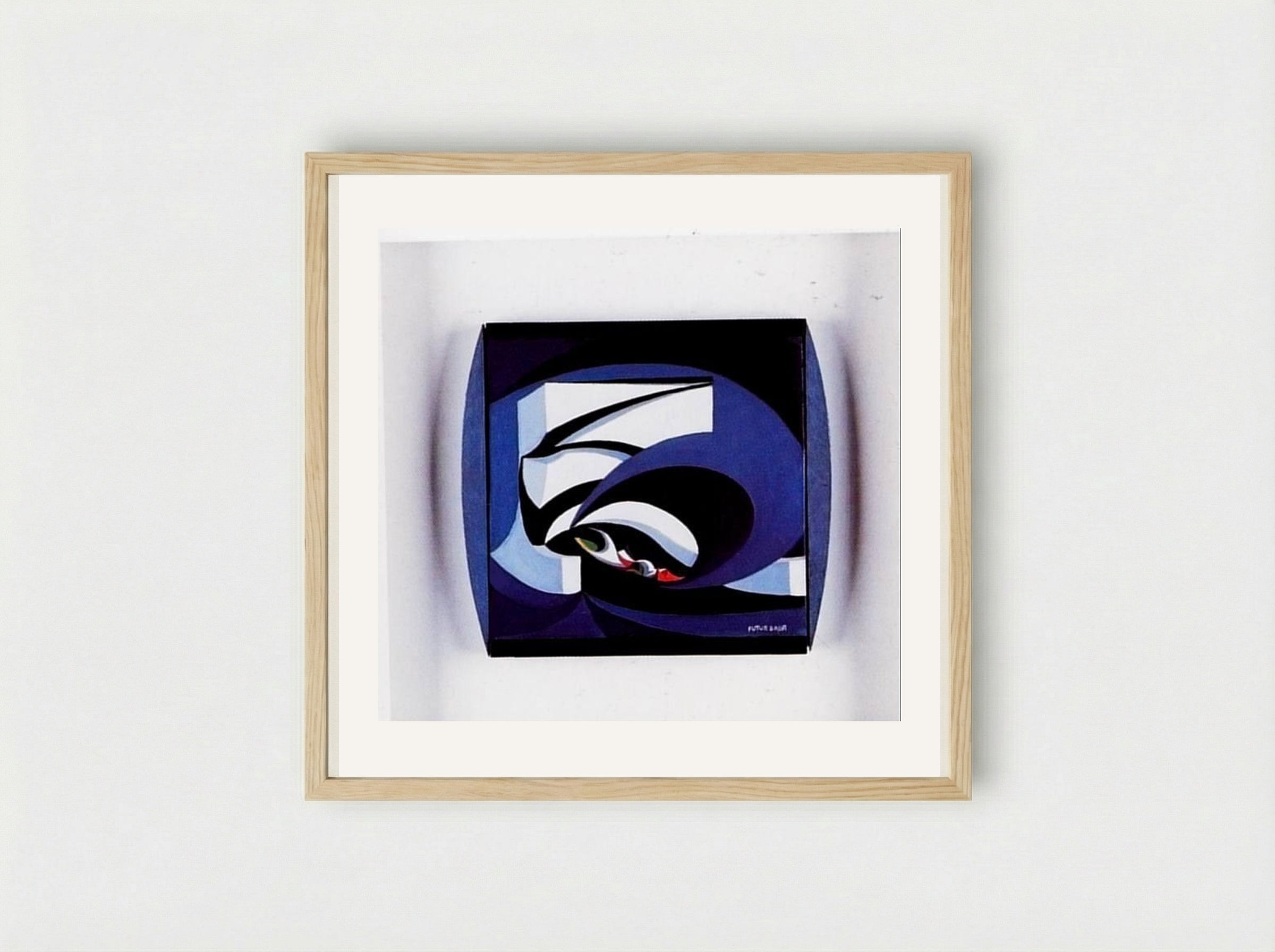 Flags for the Altar - Giacomo Balla - Framed Print Wood
