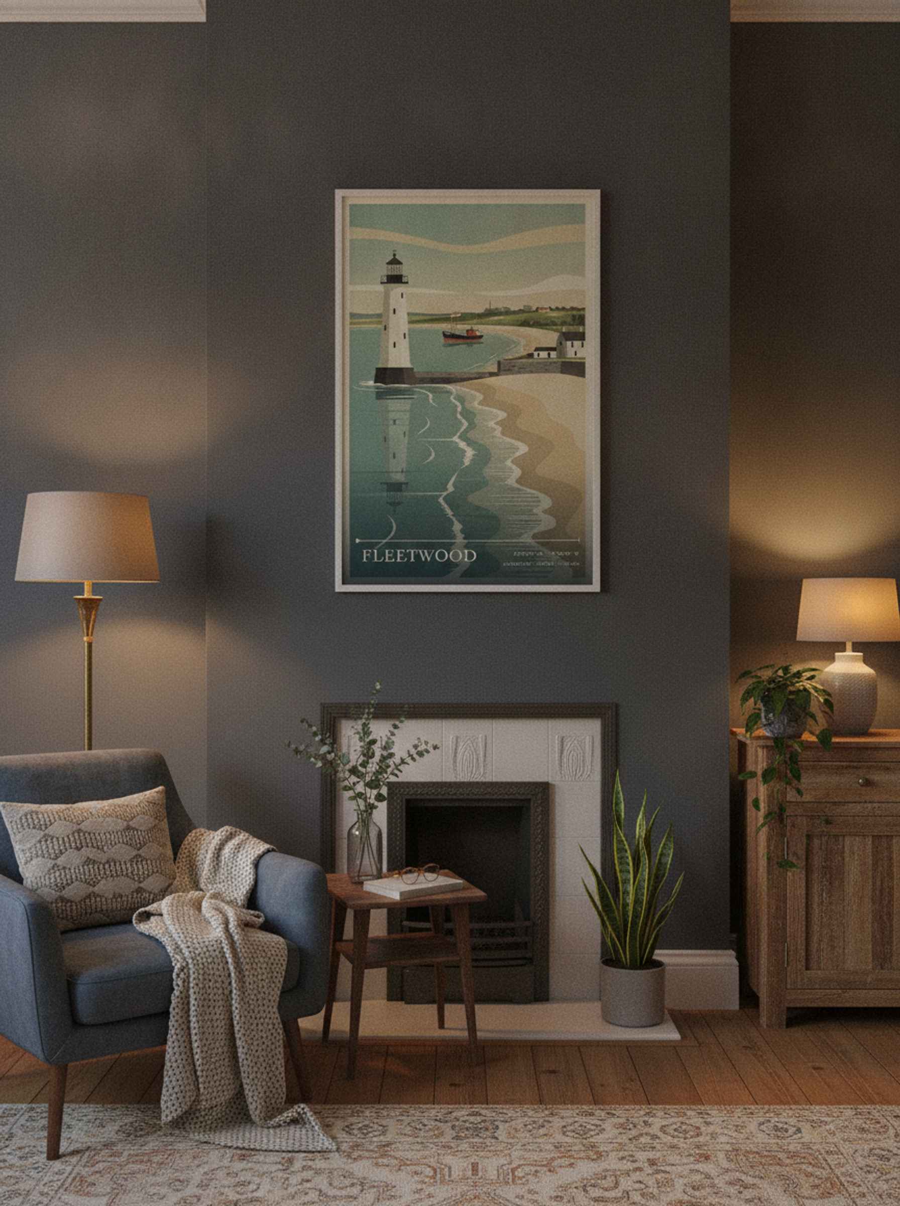 Fleetwood Lancashire United Kingdom Travel Poster - Lifestyle