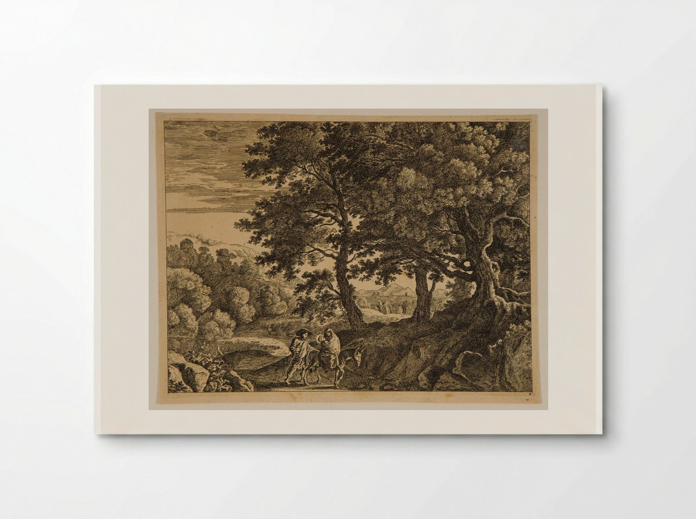Flight into Egypt - Herman van Swanevelt - Poster