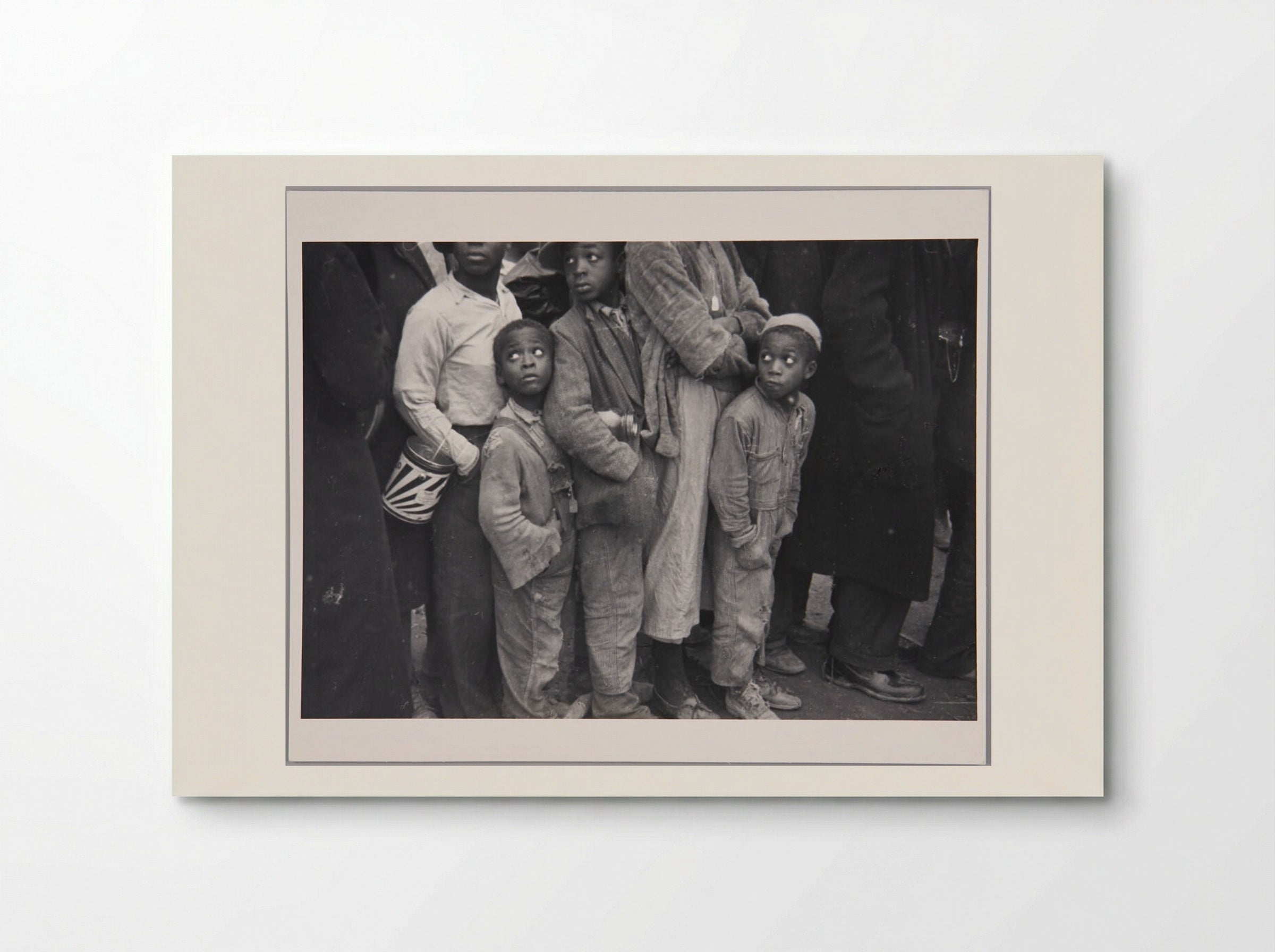 Flood refugees at mealtime, Forrest City, Arkansas - Walker Evans - Poster