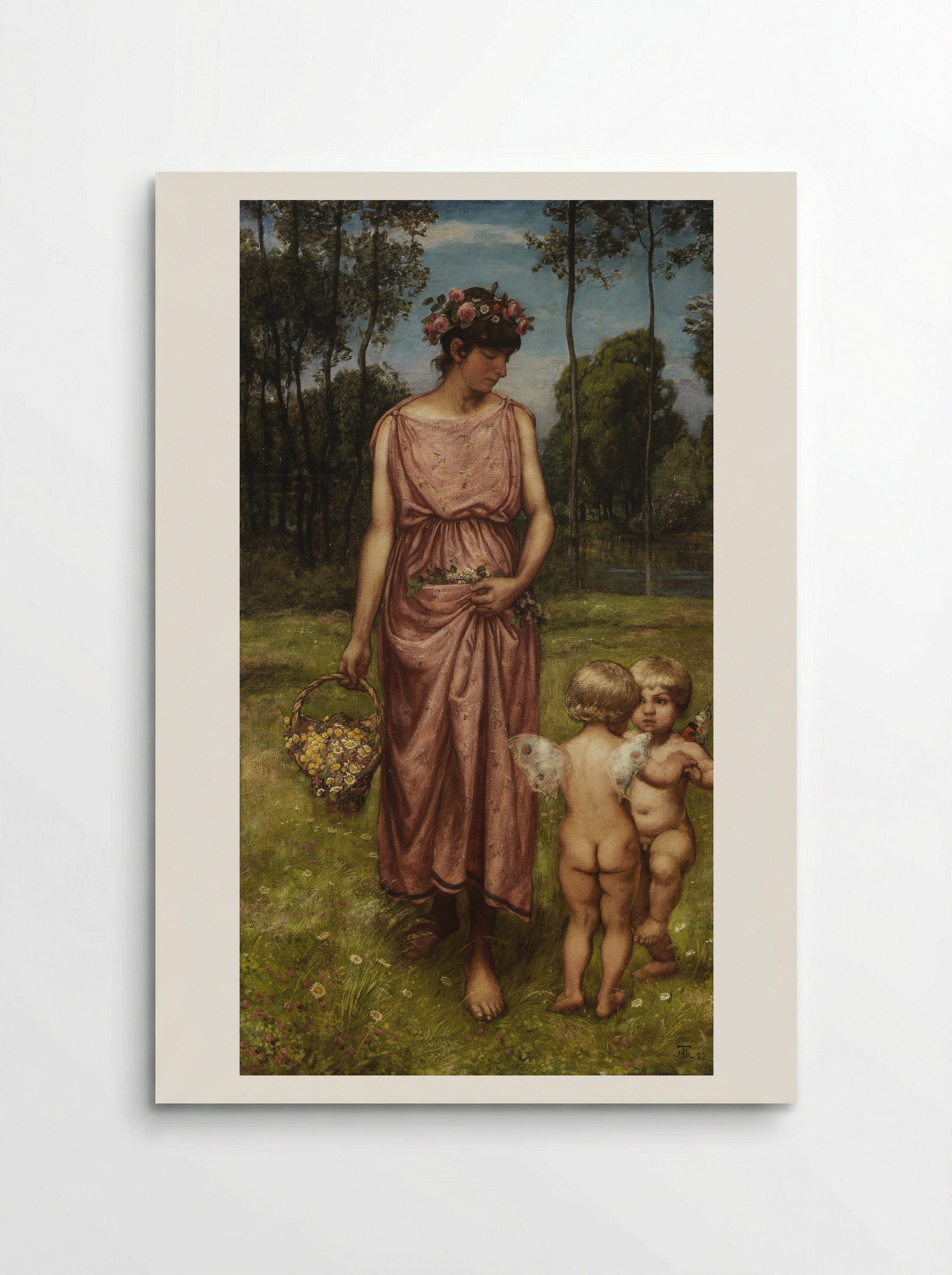 Flora - Hans Thoma - Poster