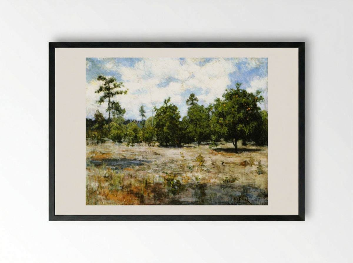 Florida - Henry Ossawa Tanner - Framed Print Black