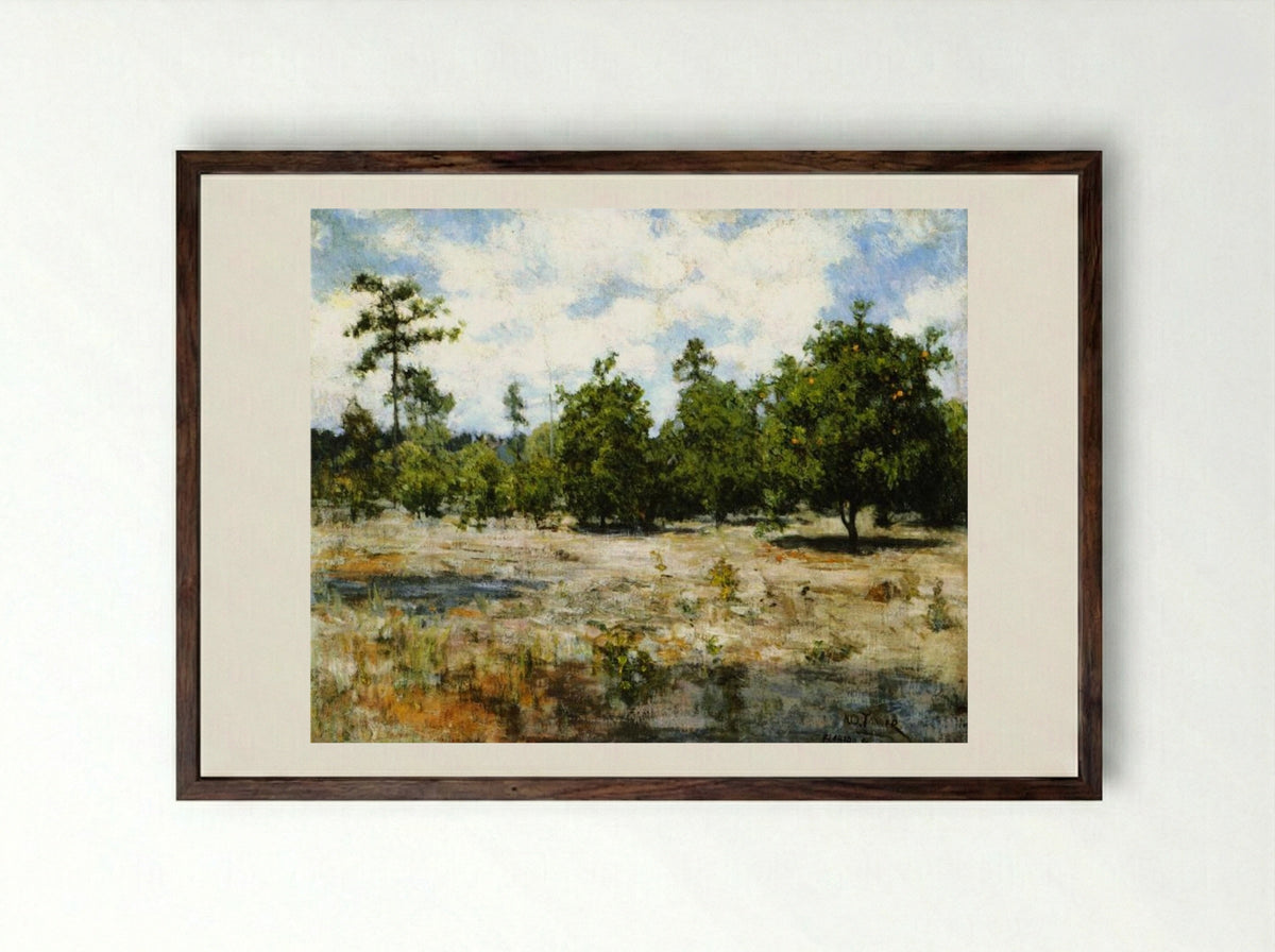 Florida - Henry Ossawa Tanner - Framed Print Dark Wood