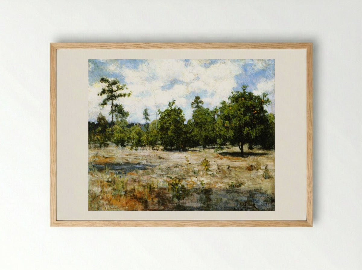 Florida - Henry Ossawa Tanner - Framed Print Wood