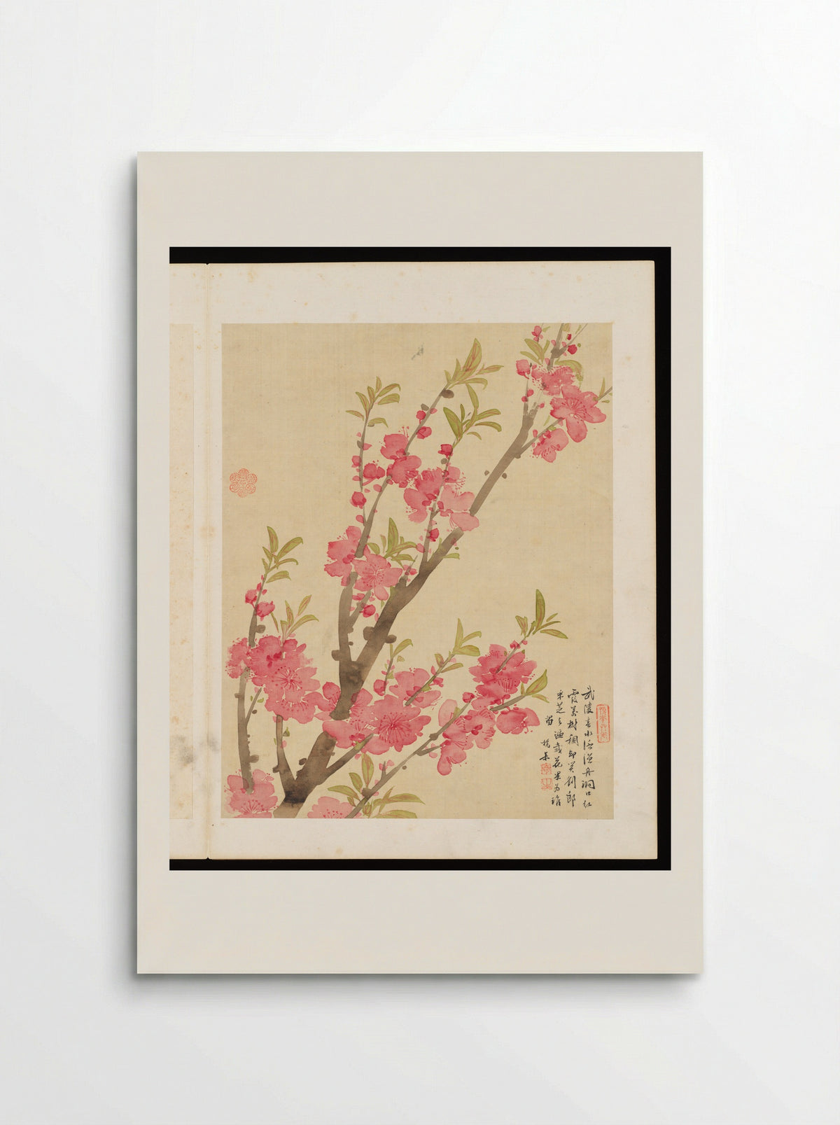 Flowers (Peach Blossoms) - Liang Yuwei - Poster