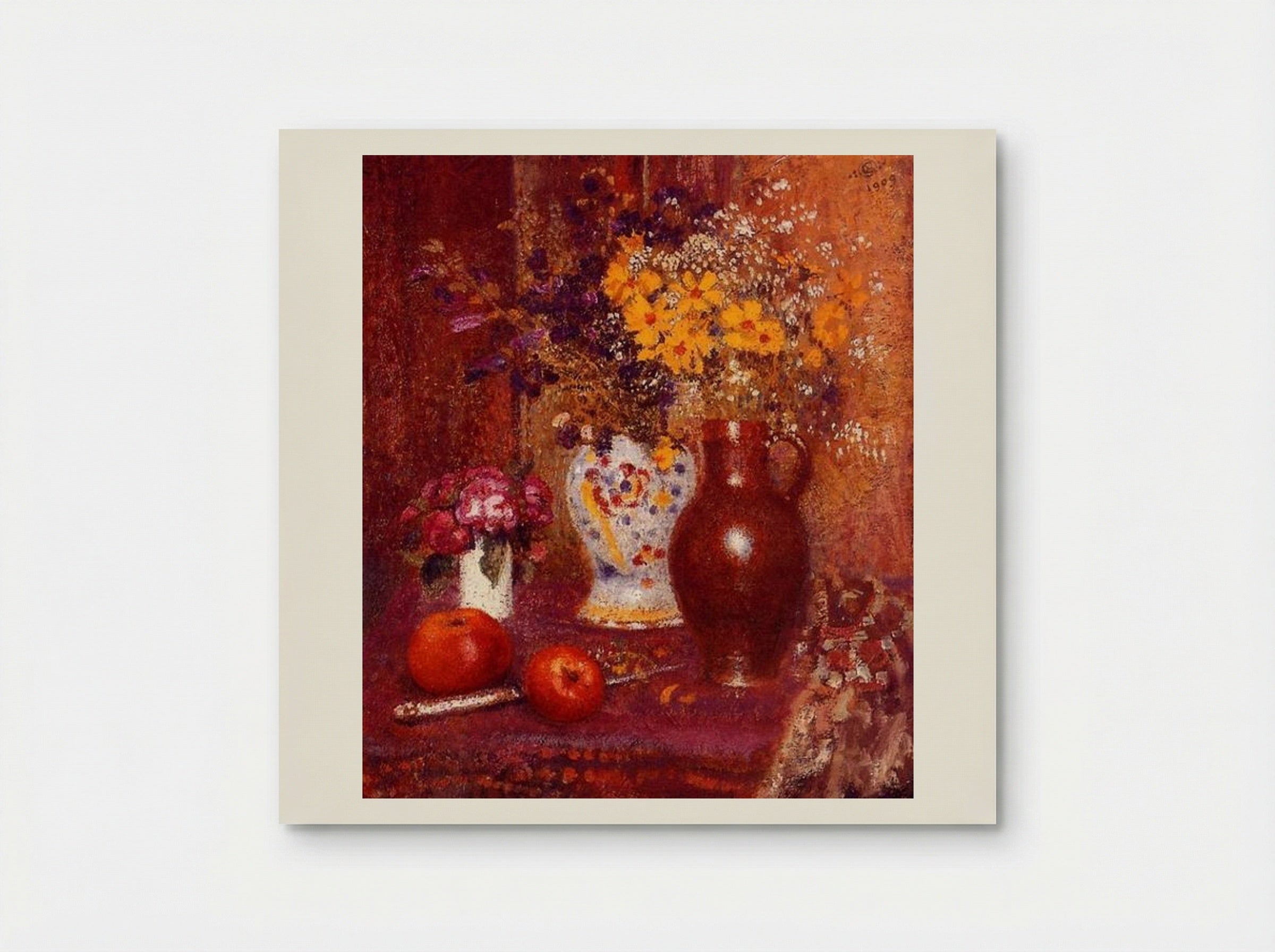 Flowers and Apples - Georges Lemmen - Poster