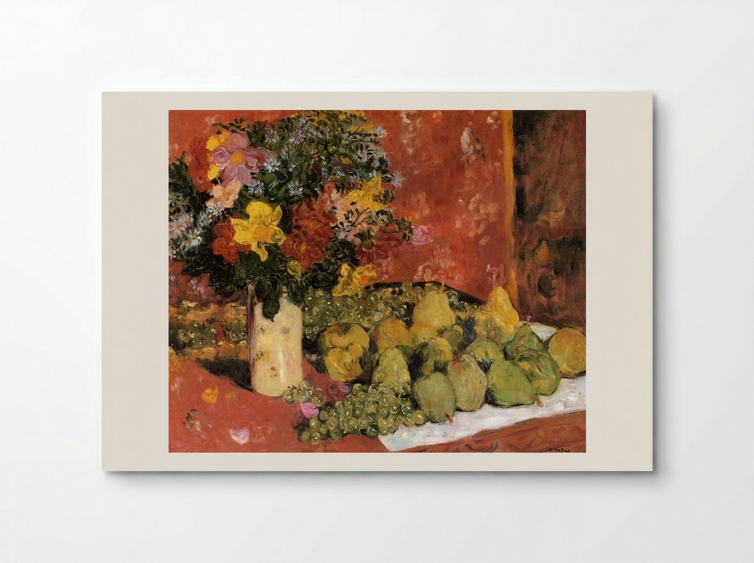 Flowers and Fruit - Louis Valtat - Poster