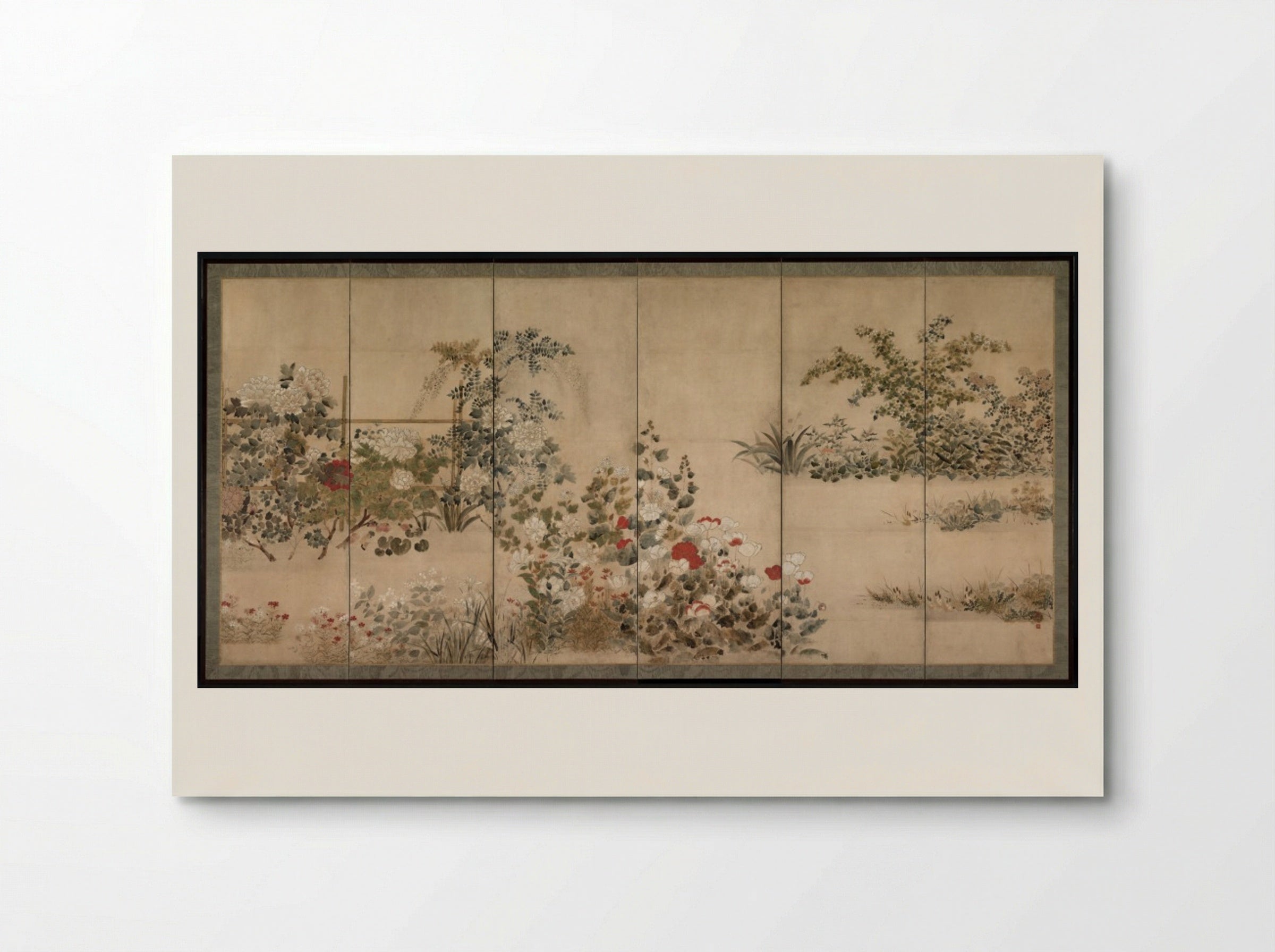 Flowers and Grasses - Kitagawa Sōsetsu - Poster
