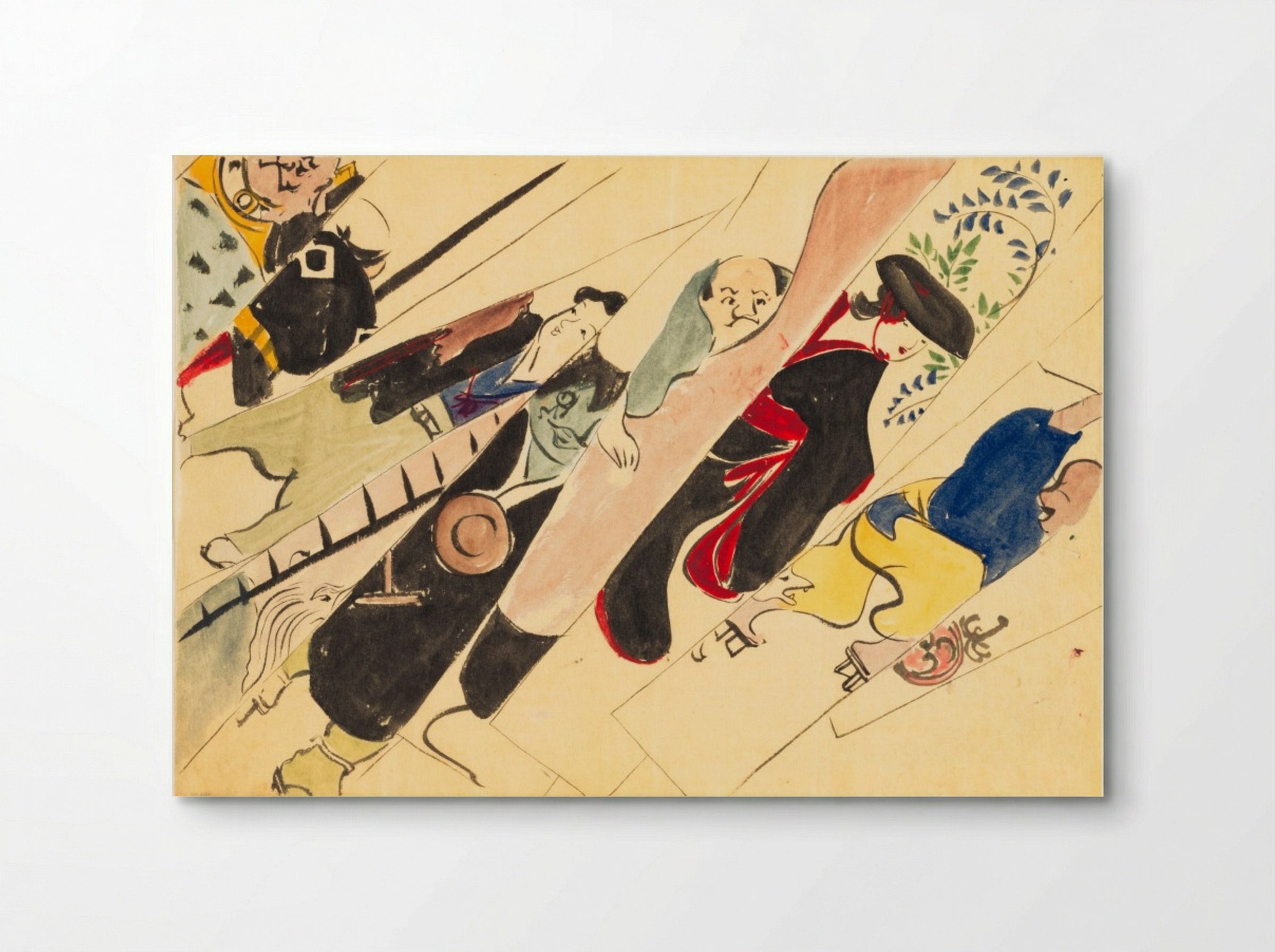 Flowers of a Hundred Worlds (Momoyogusa): Otsu-e - Kamisaka Sekka - Poster