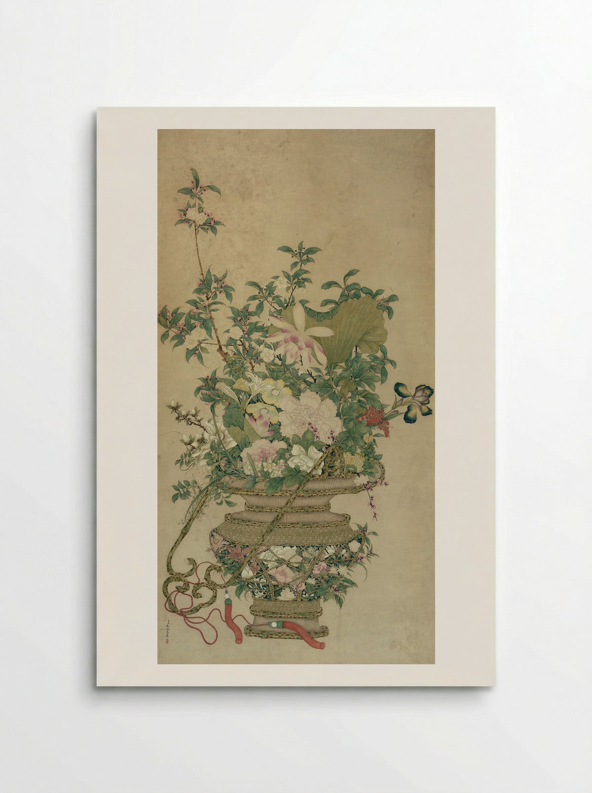 Flowers of the Four Seasons - Fine Art Print - Poster