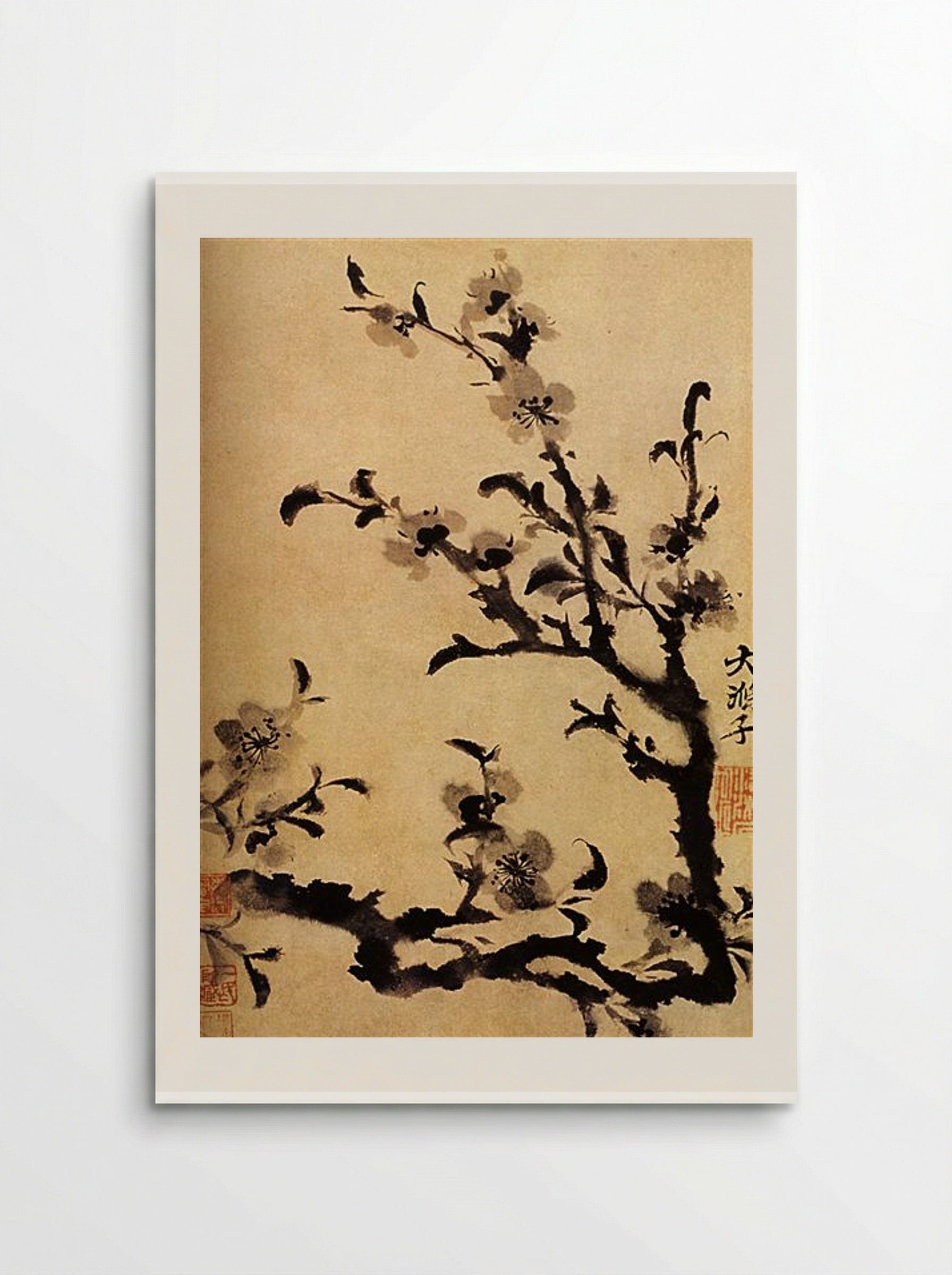 Flowery Branch - Shitao - Poster