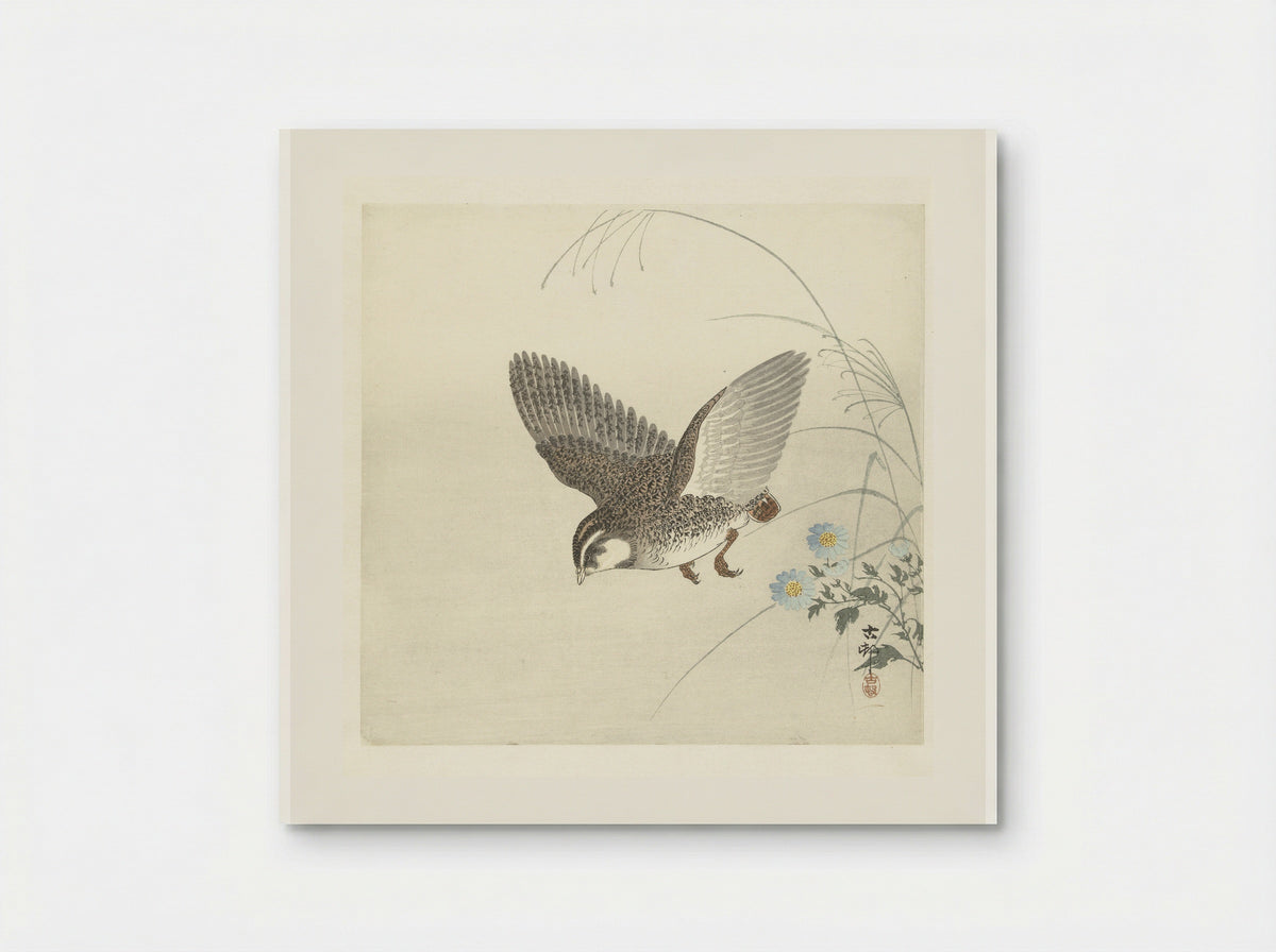 Flying Quail - Matsuki Heikichi - Poster