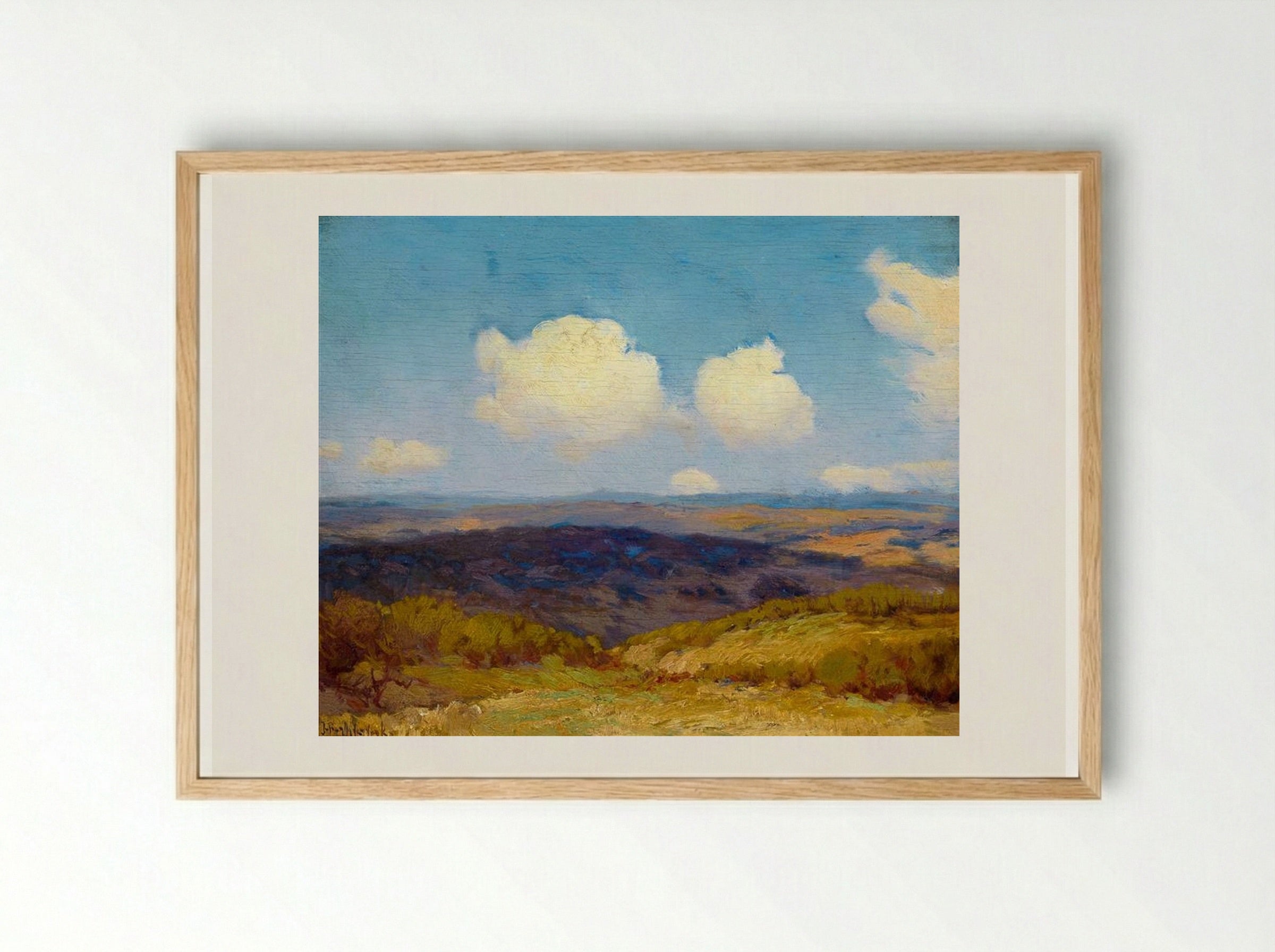 Flying Shadows - Robert Julian Onderdonk - Framed Print Wood