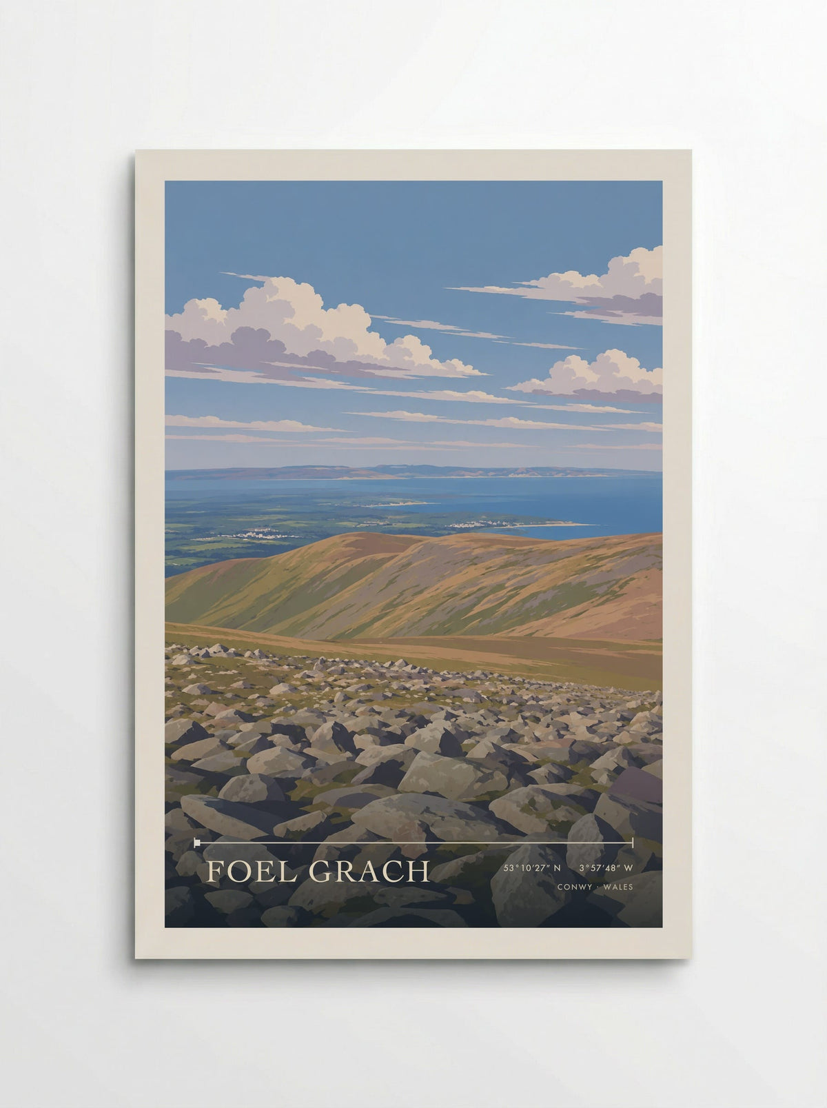 Foel Grach, Conwy | Travel Poster - Poster