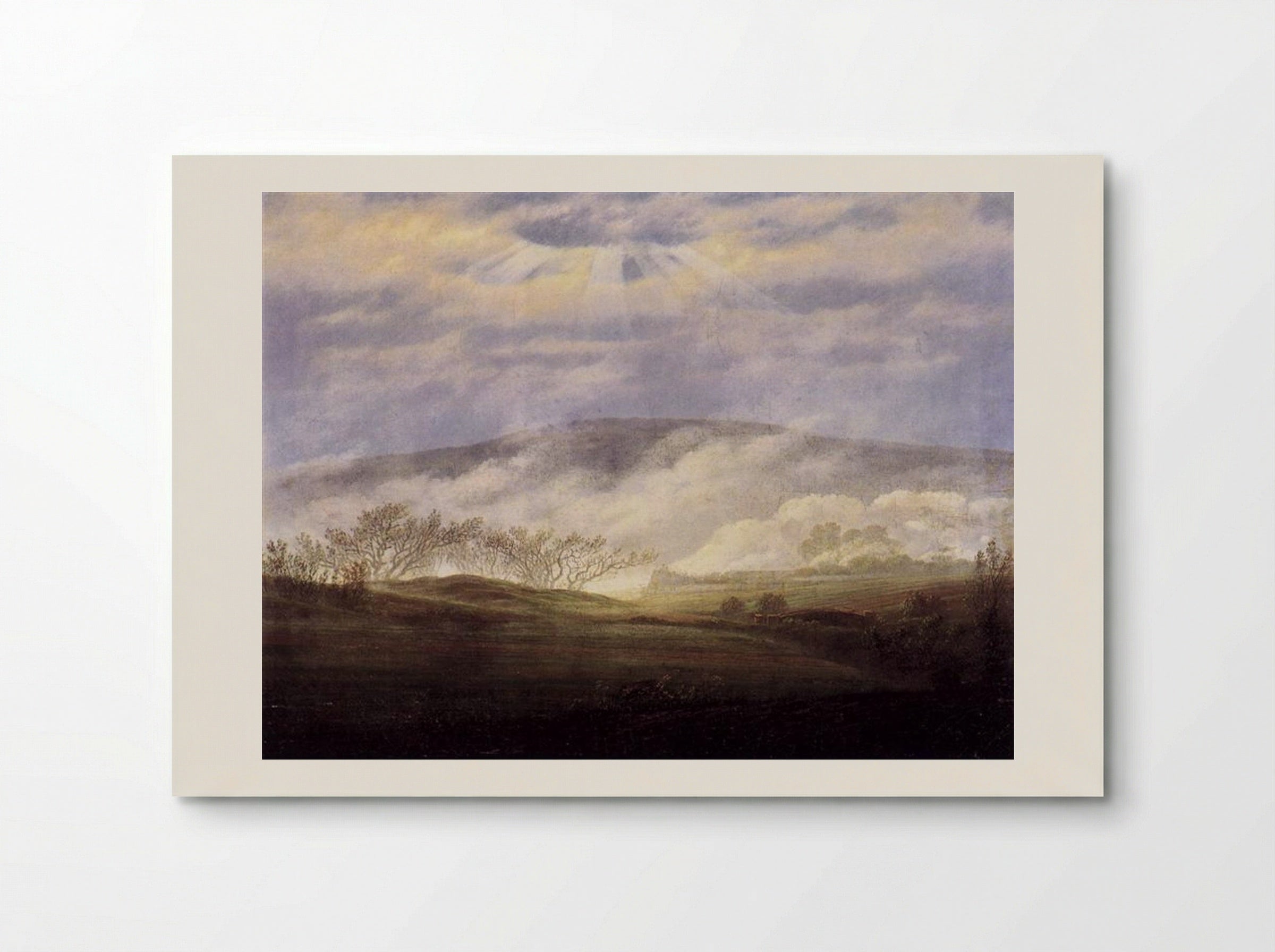 Fog in the Elbe Valley - Caspar David Friedrich - Poster
