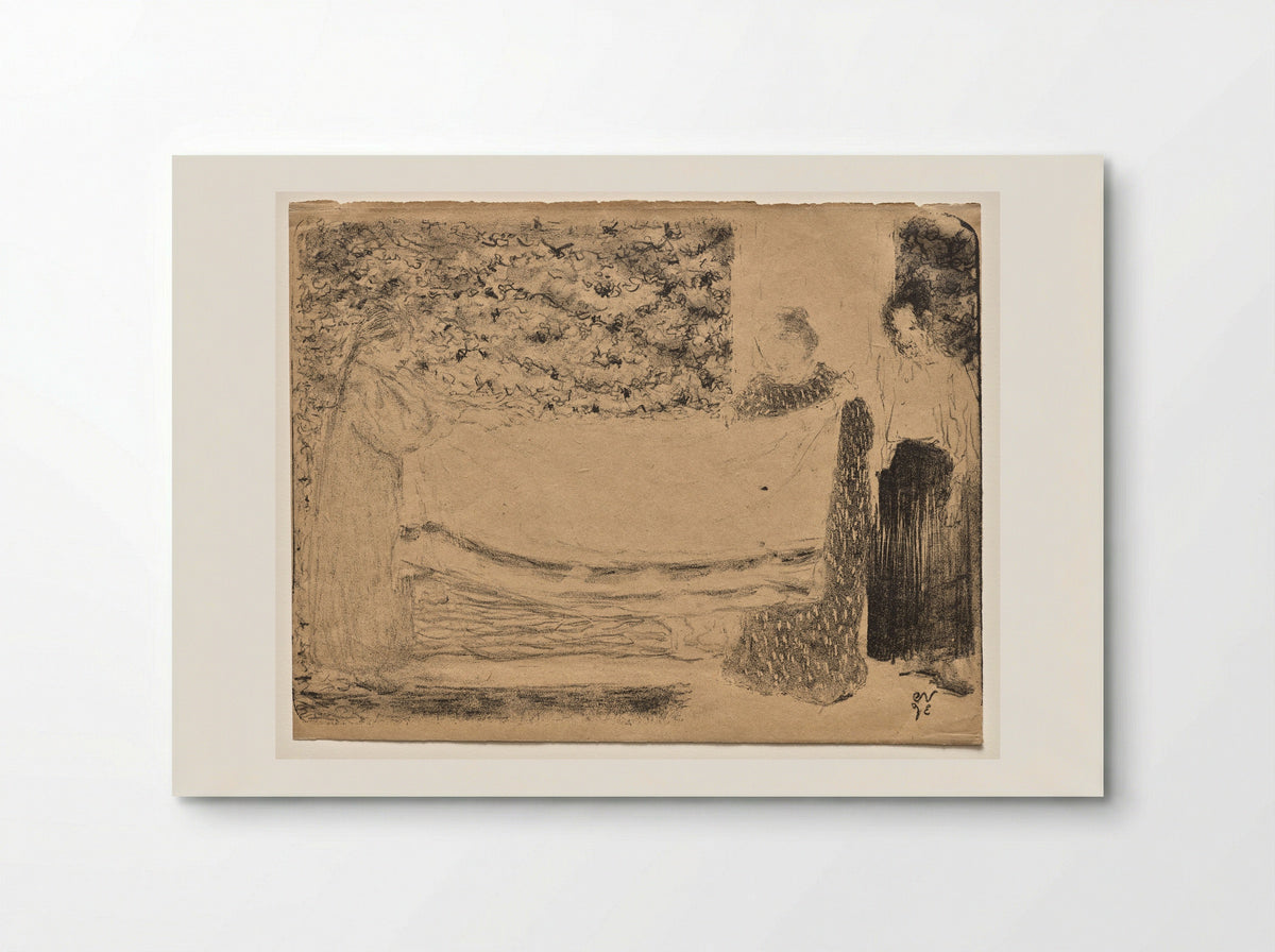 Folding the Linen - Édouard Vuillard - Poster