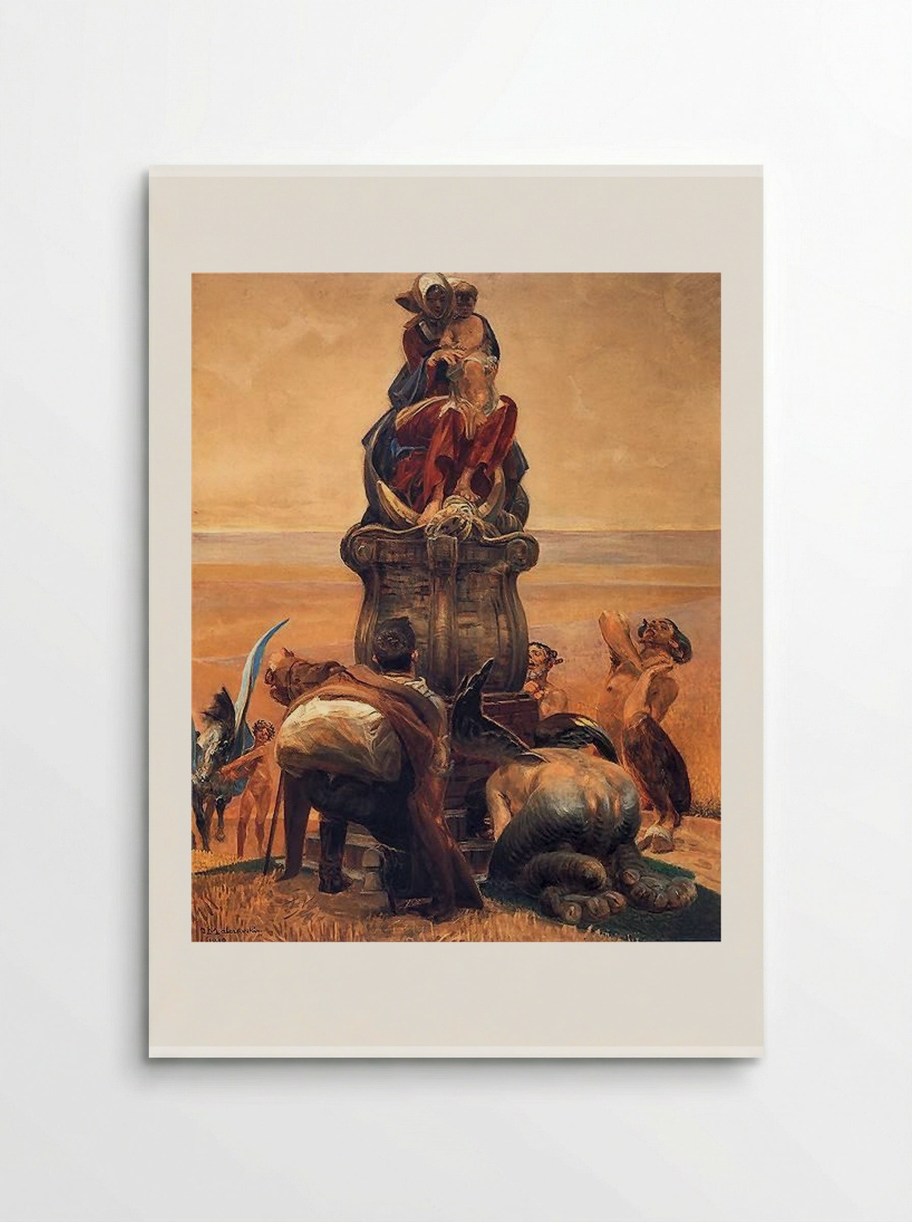 Follow the Stream (central part) - Jacek Malczewski - Poster