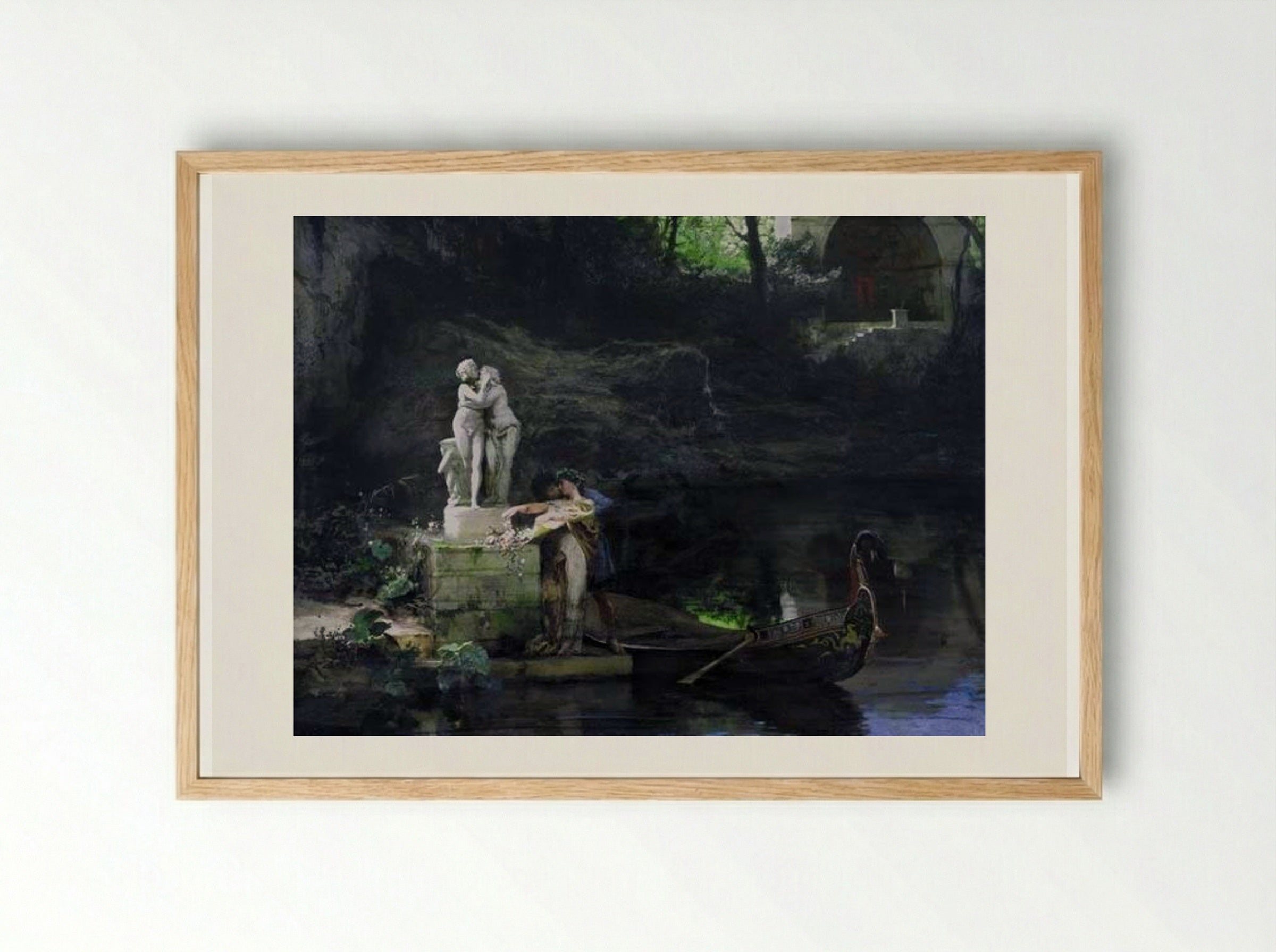Following the Example of the Gods - Henryk Siemiradzki - Framed Print Wood