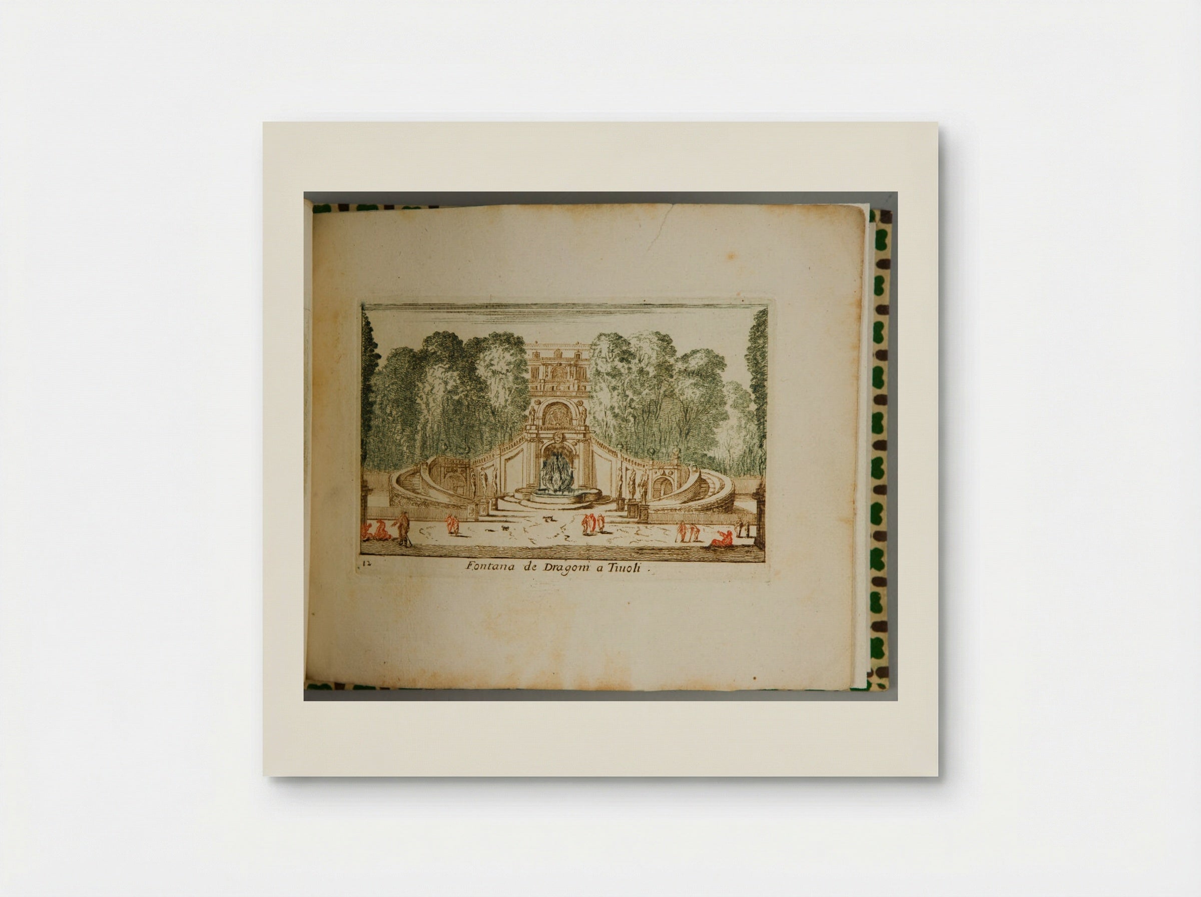 Fontana de Dragoni a Tivoli - Abraham Bloteling - Poster
