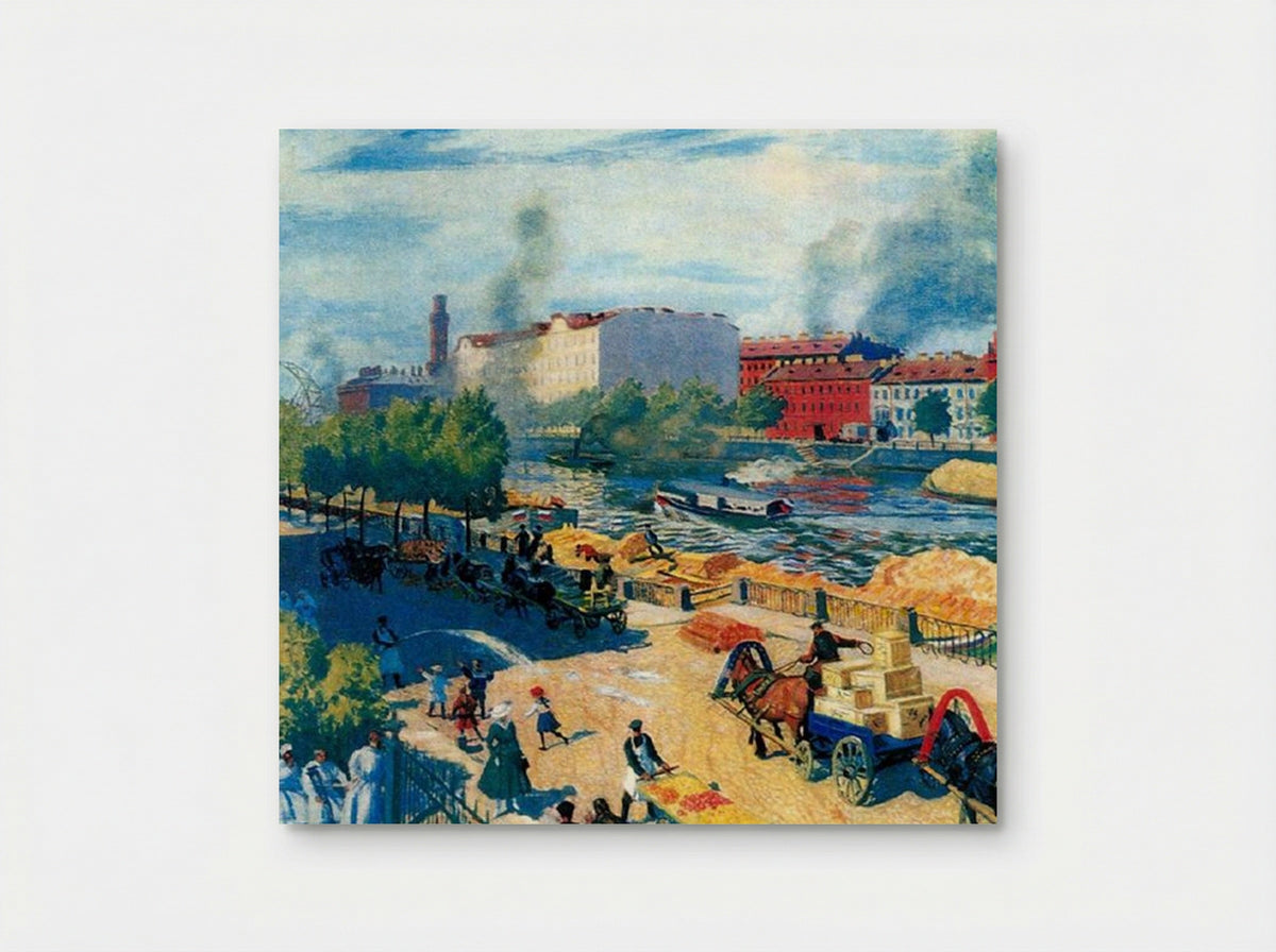 Fontanka - Boris Kustodiev - Poster