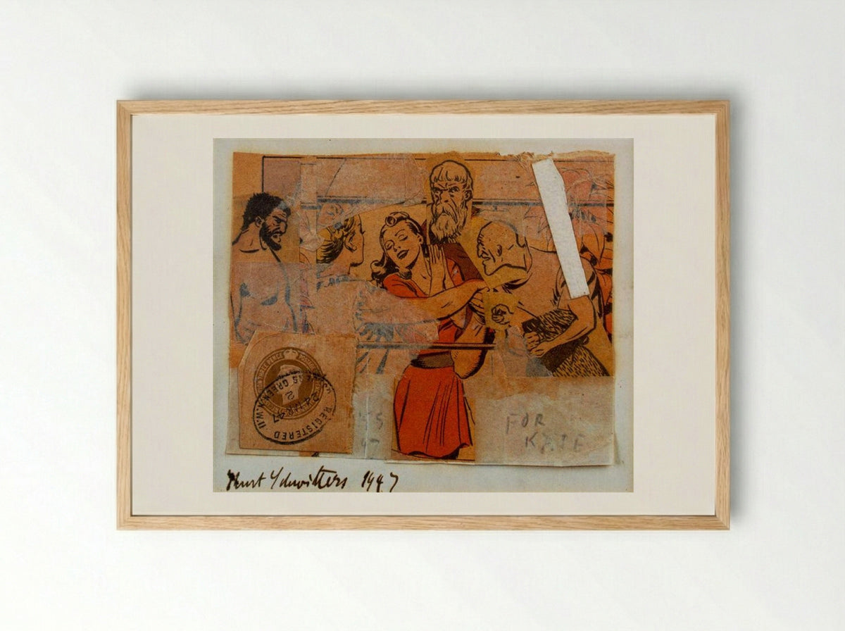 For Kate - Kurt Schwitters - Framed Print Wood